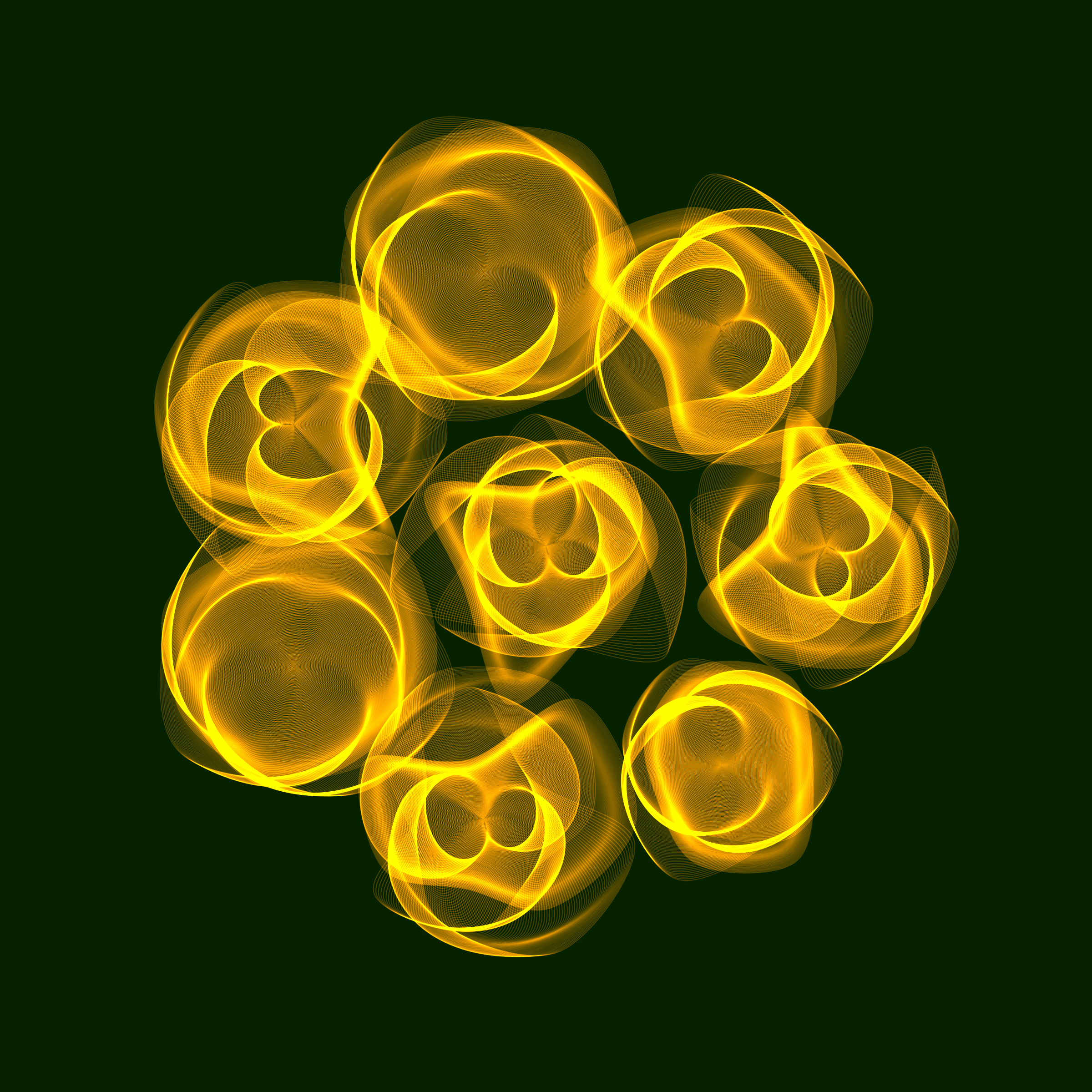 Art Blocks - Art Blocks v2 - Flowers #1206 - NFT # 116001206