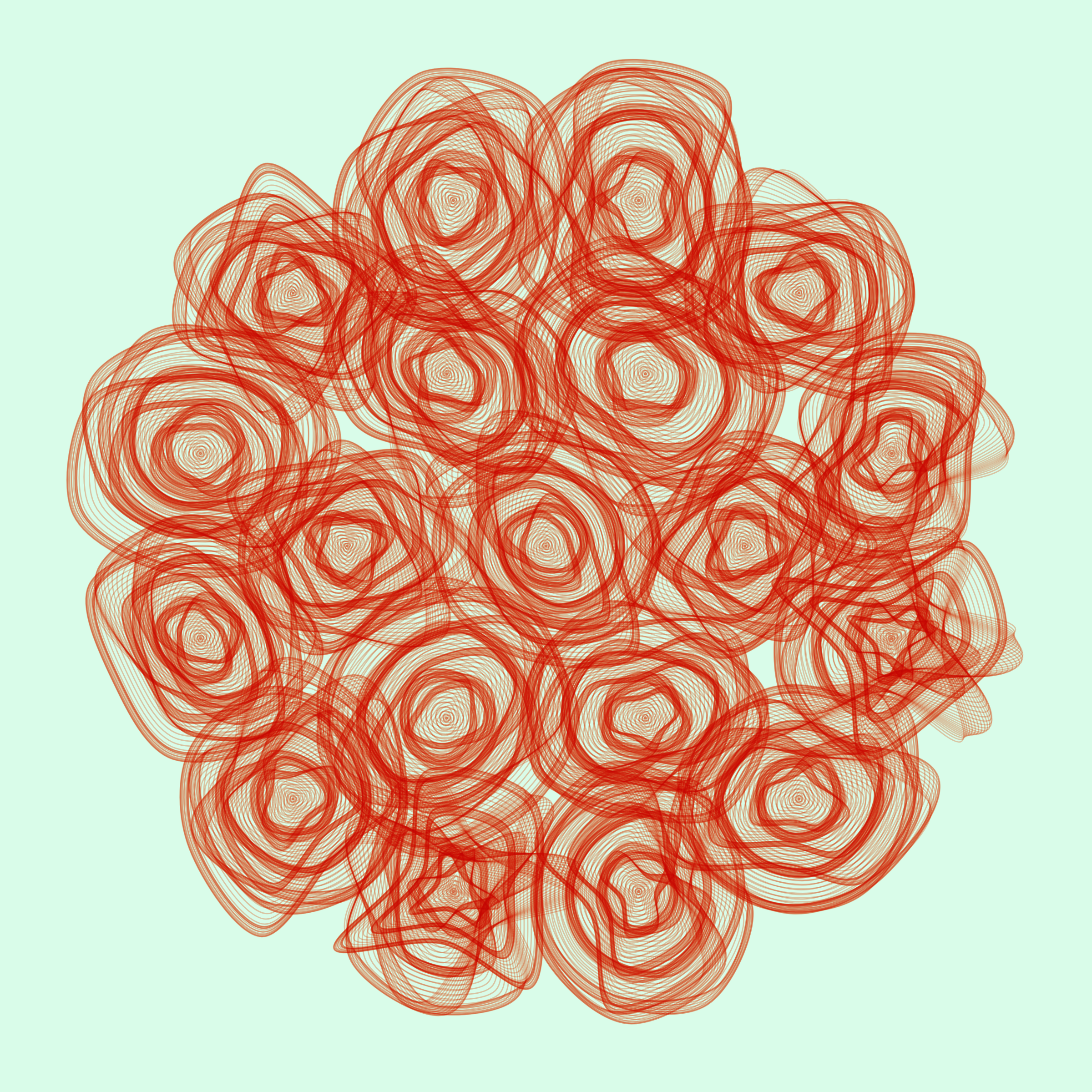 Art Blocks - Art Blocks v2 - Flowers #1211 - NFT # 116001211