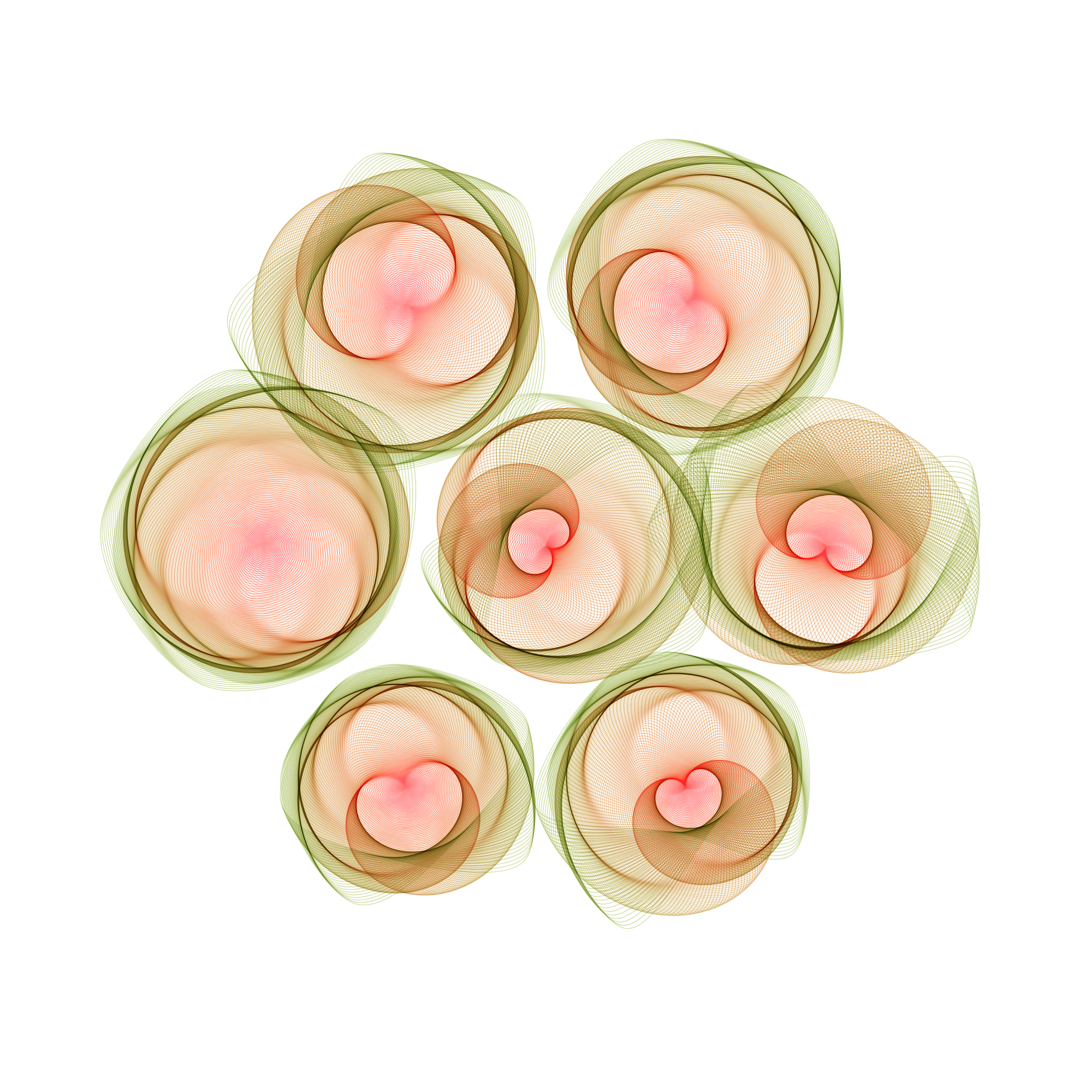 Art Blocks - Art Blocks v2 - Flowers #1214 - NFT # 116001214