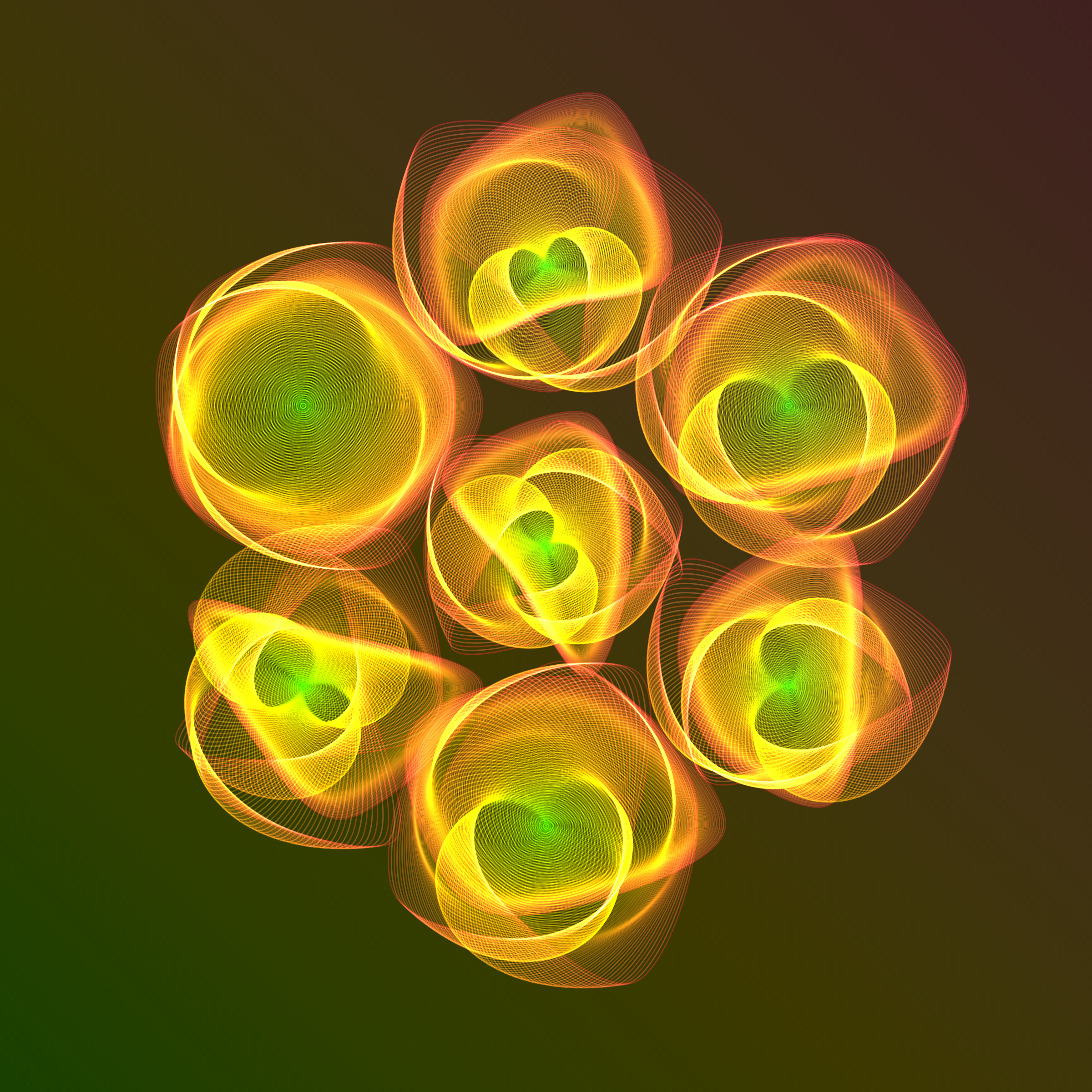 Art Blocks - Art Blocks v2 - Flowers #1220 - NFT # 116001220