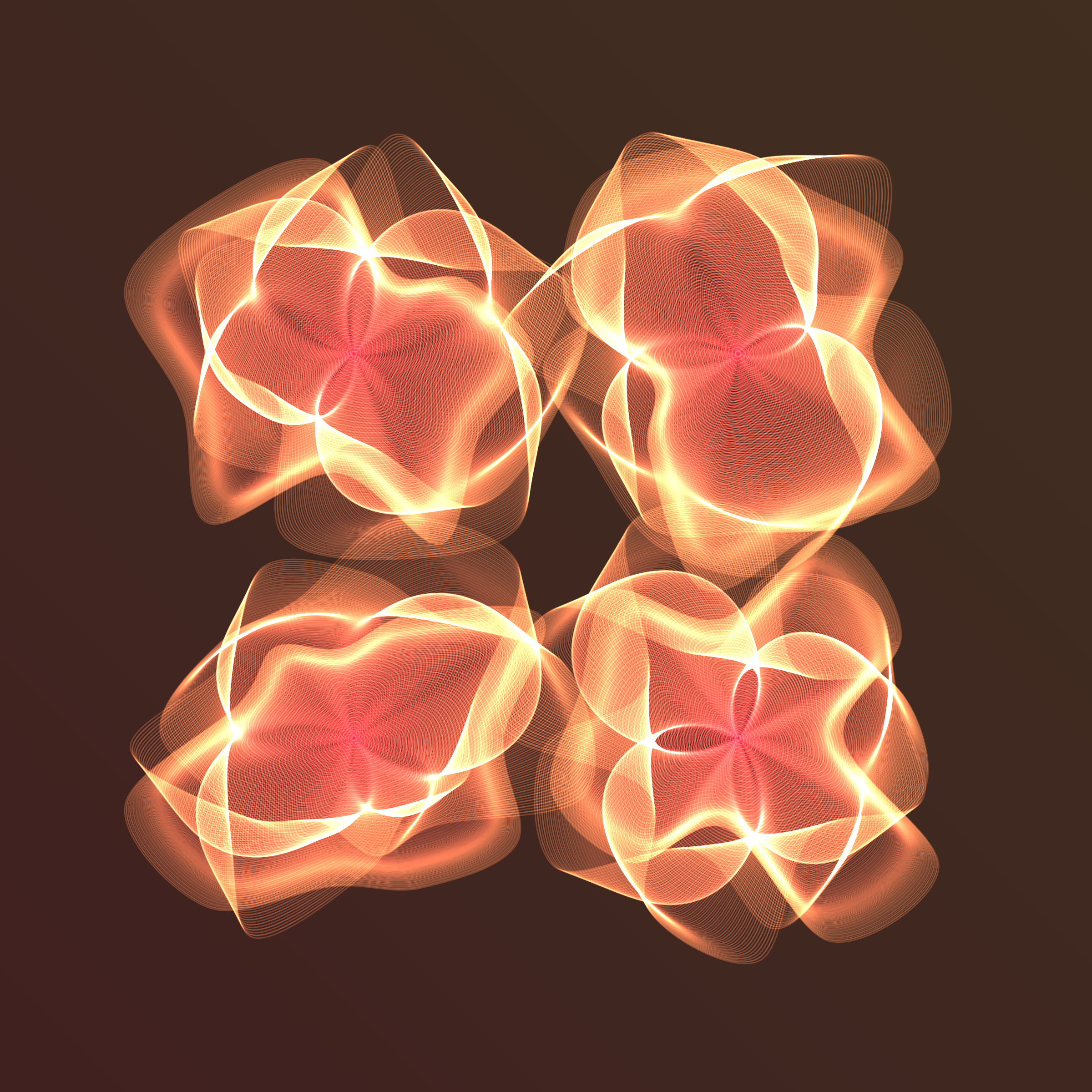 Art Blocks - Art Blocks v2 - Flowers #1221 - NFT # 116001221