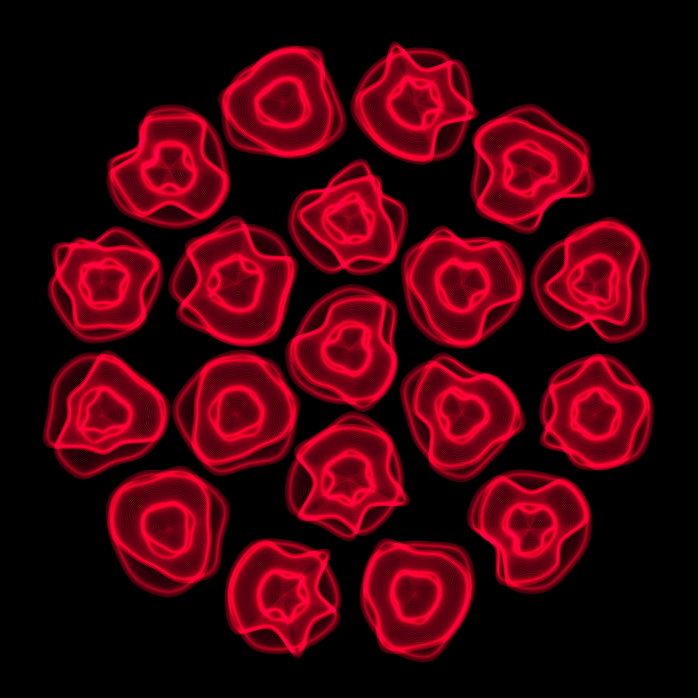 Art Blocks - Art Blocks v2 - Flowers #1231 - NFT # 116001231