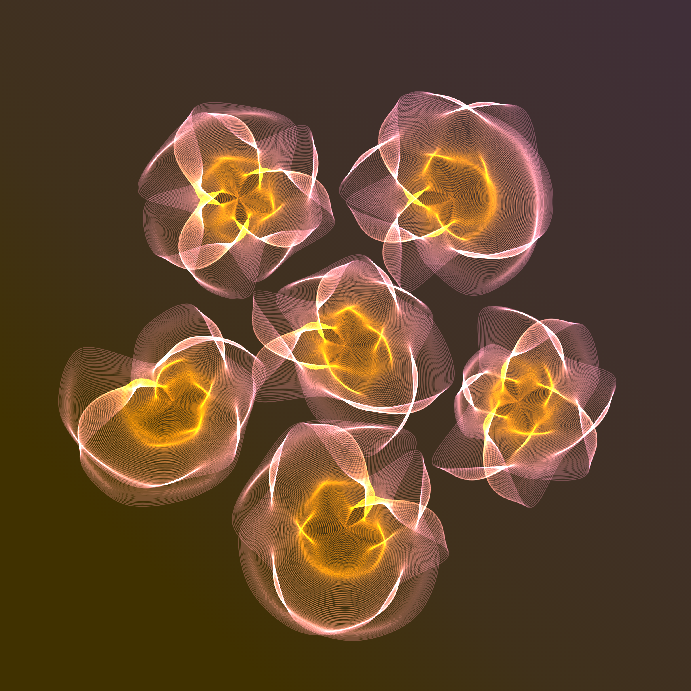 Art Blocks - Art Blocks v2 - Flowers #1233 - NFT # 116001233