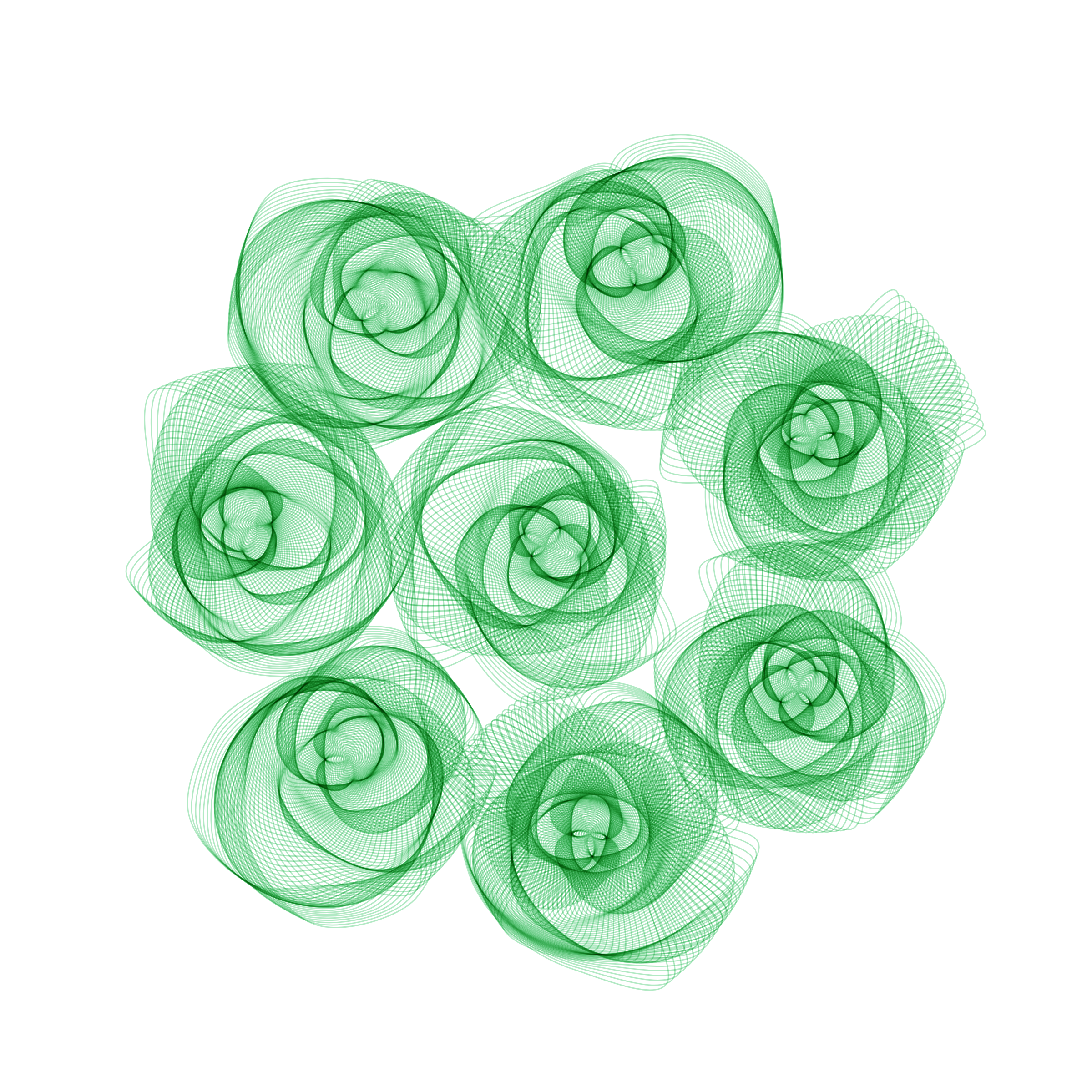 Art Blocks - Art Blocks v2 - Flowers #1234 - NFT # 116001234