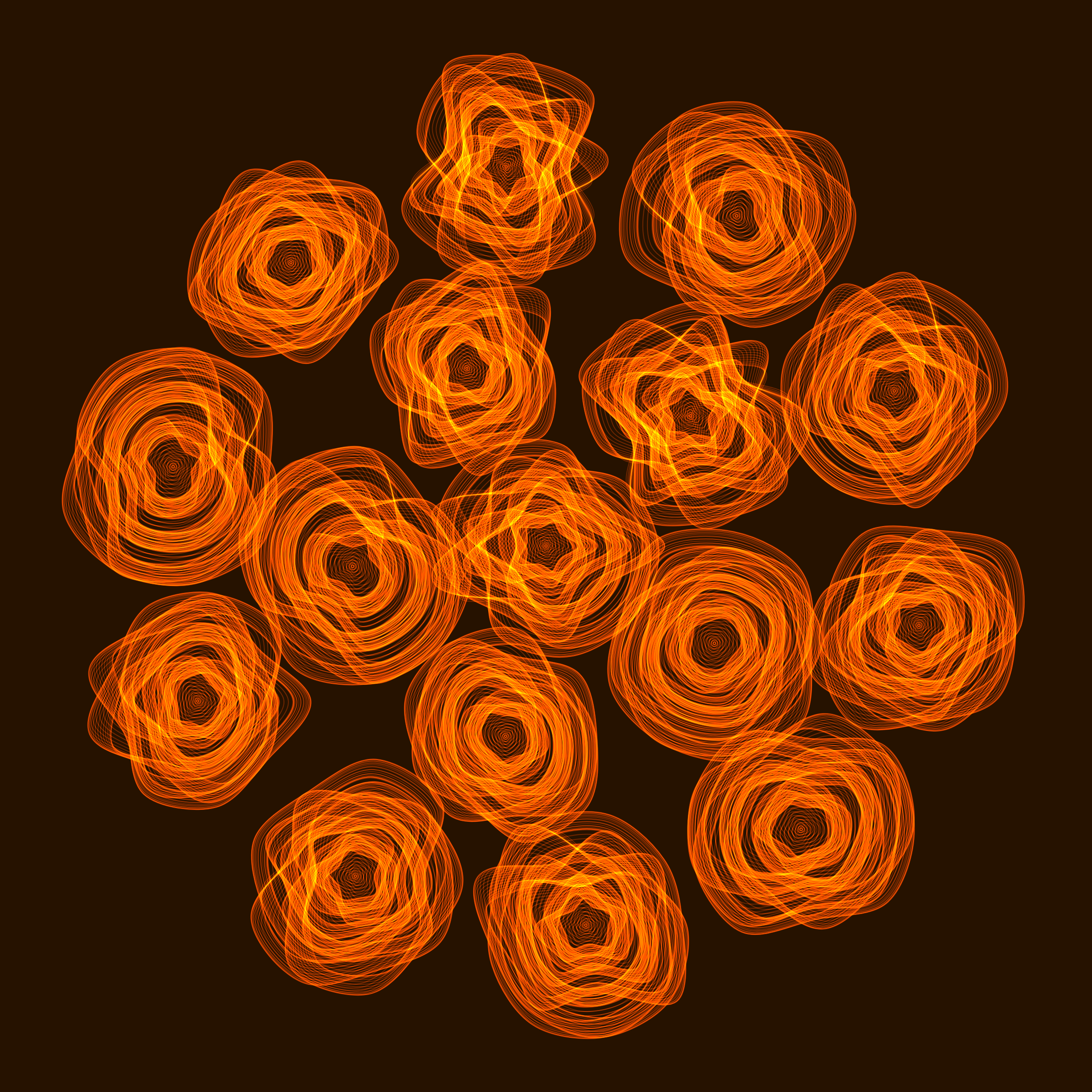 Art Blocks - Art Blocks v2 - Flowers #1235 - NFT # 116001235