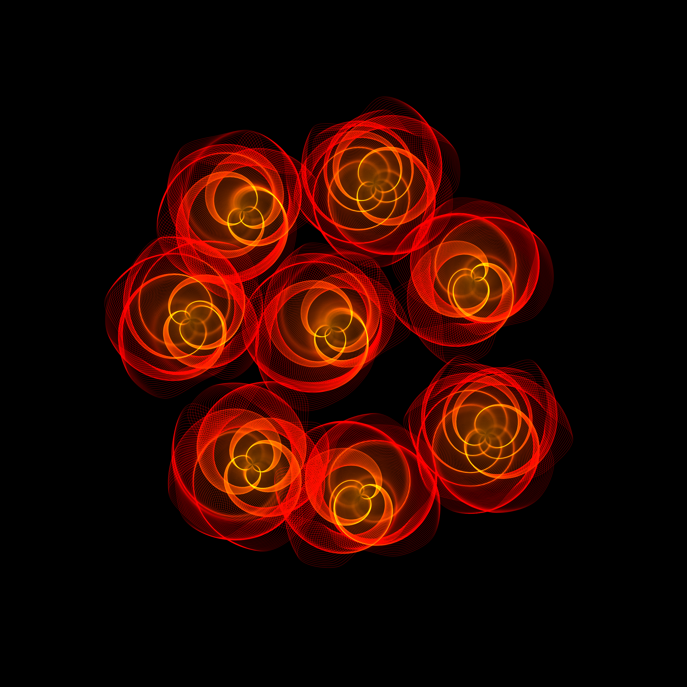 Art Blocks - Art Blocks v2 - Flowers #1244 - NFT # 116001244