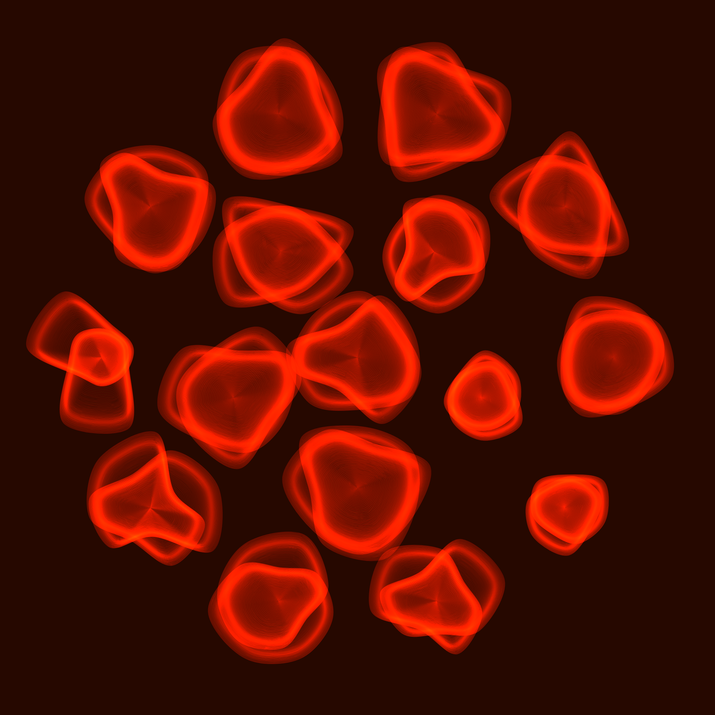 Art Blocks - Art Blocks v2 - Flowers #1245 - NFT # 116001245