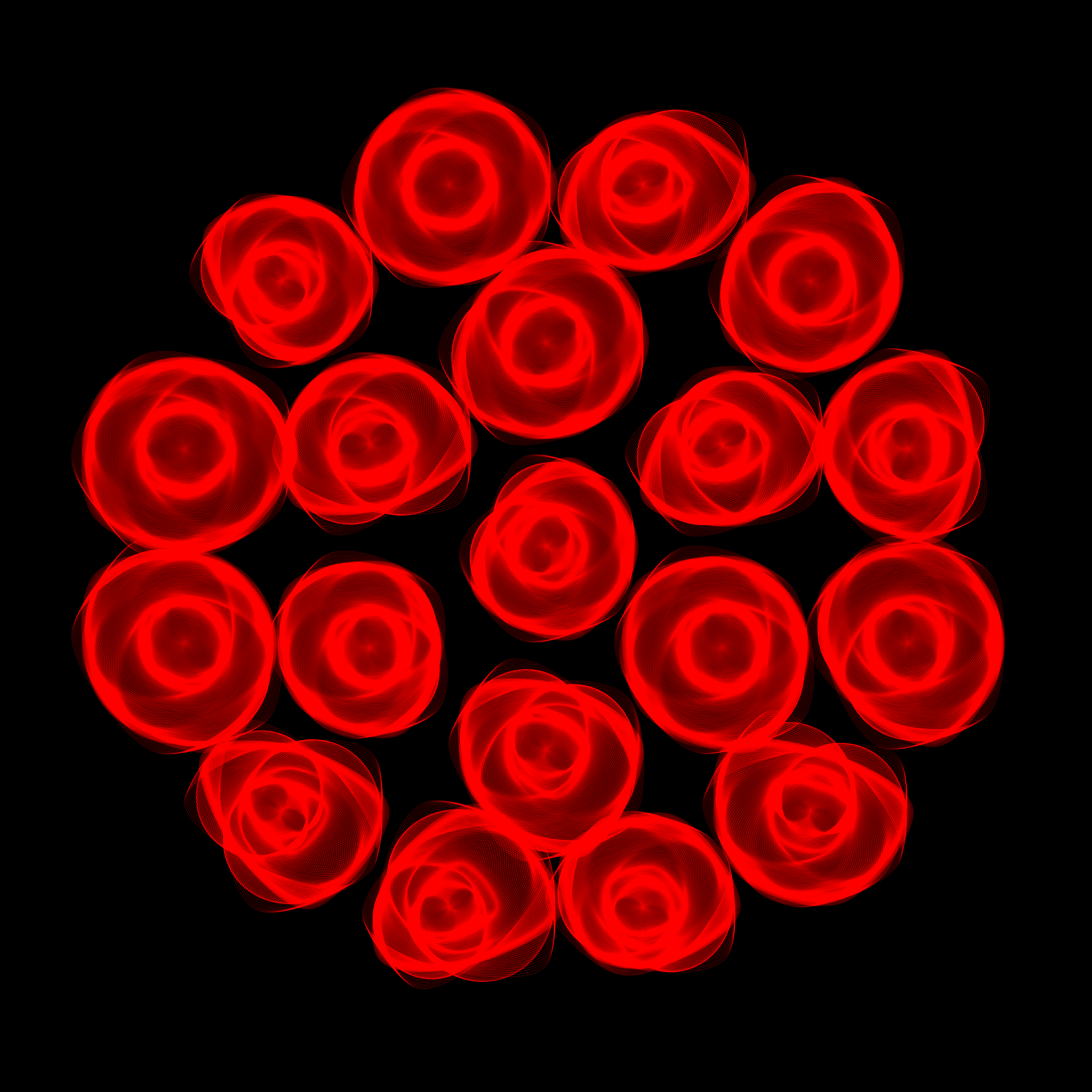 Art Blocks - Art Blocks v2 - Flowers #1251 - NFT # 116001251