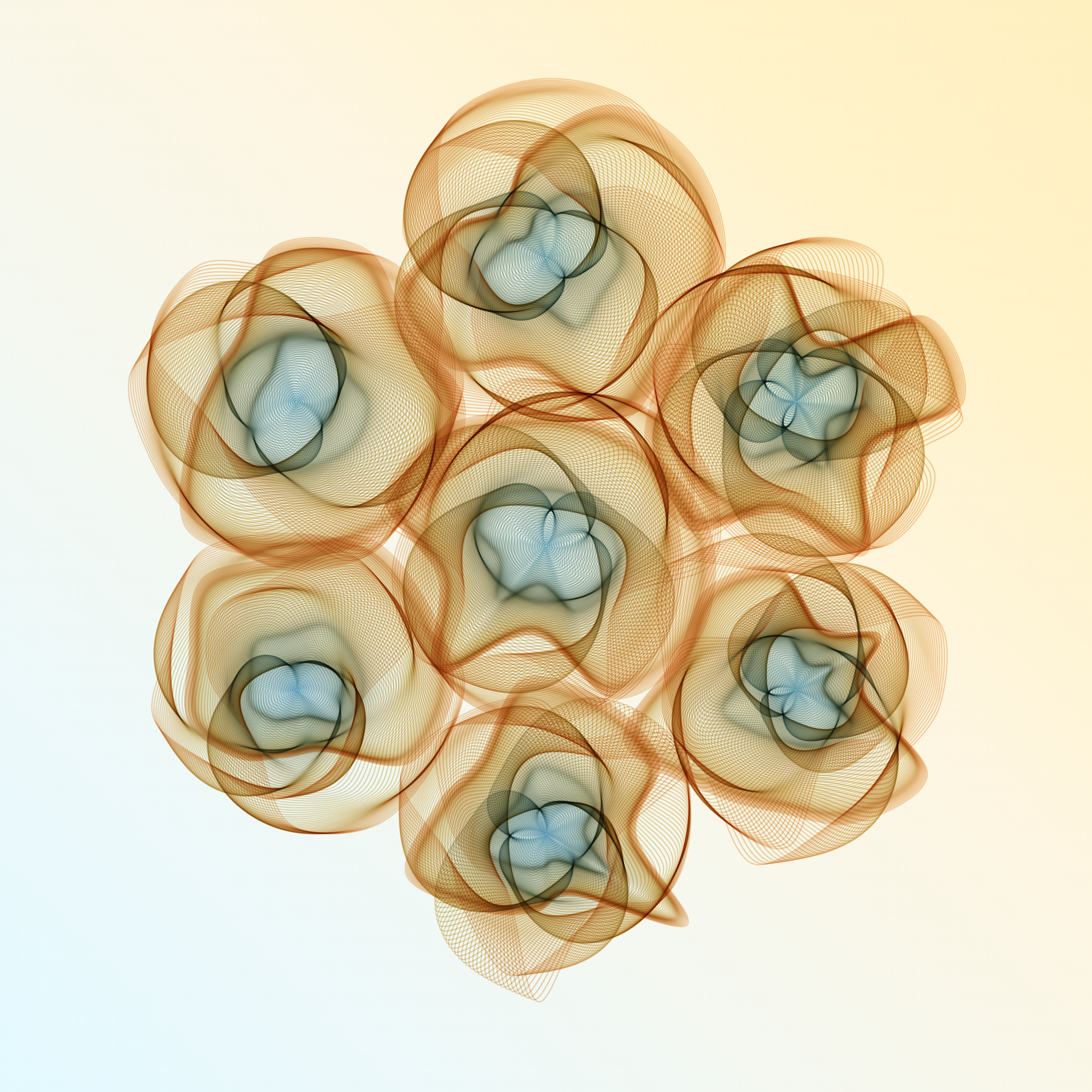 Art Blocks - Art Blocks v2 - Flowers #1257 - NFT # 116001257