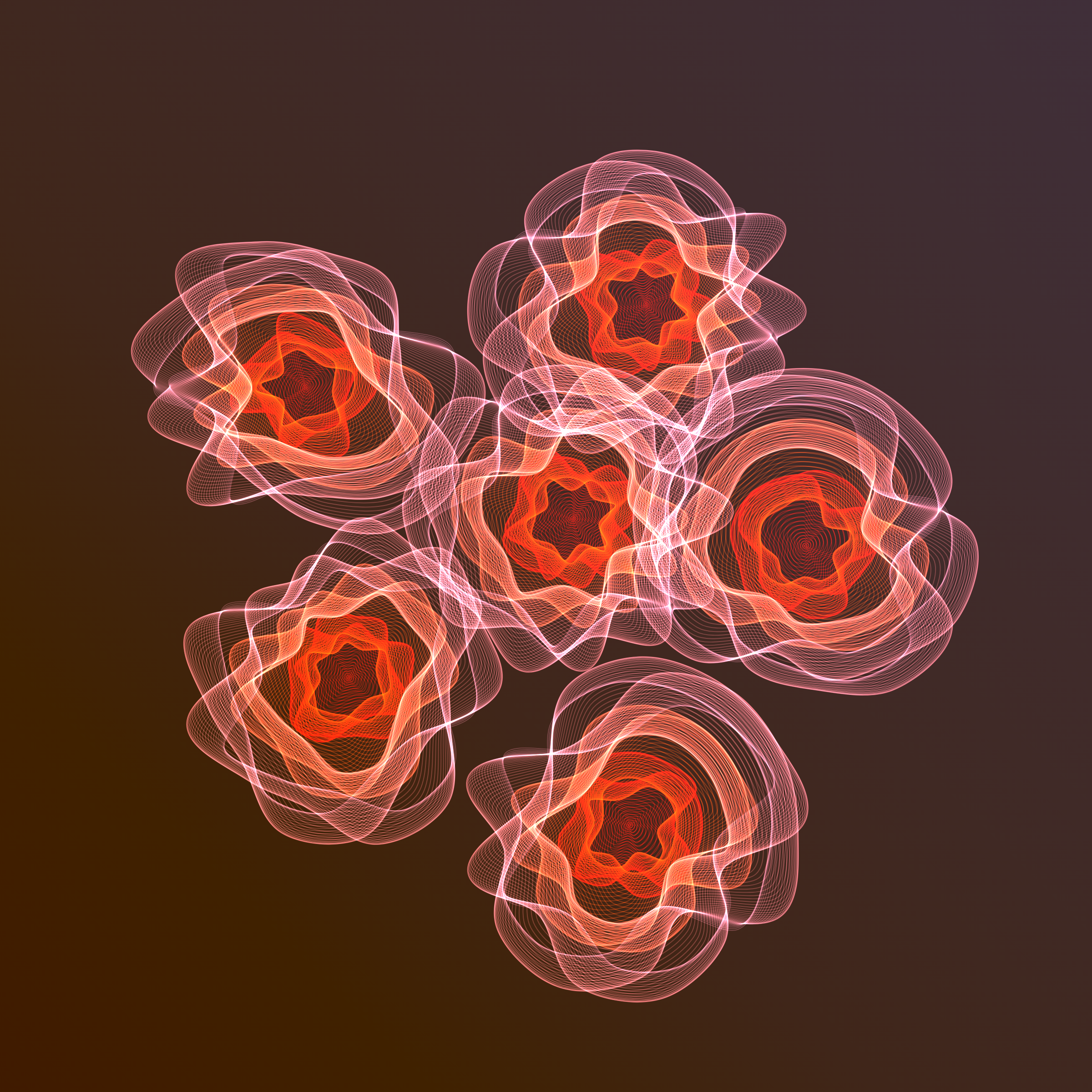 Art Blocks - Art Blocks v2 - Flowers #1258 - NFT # 116001258