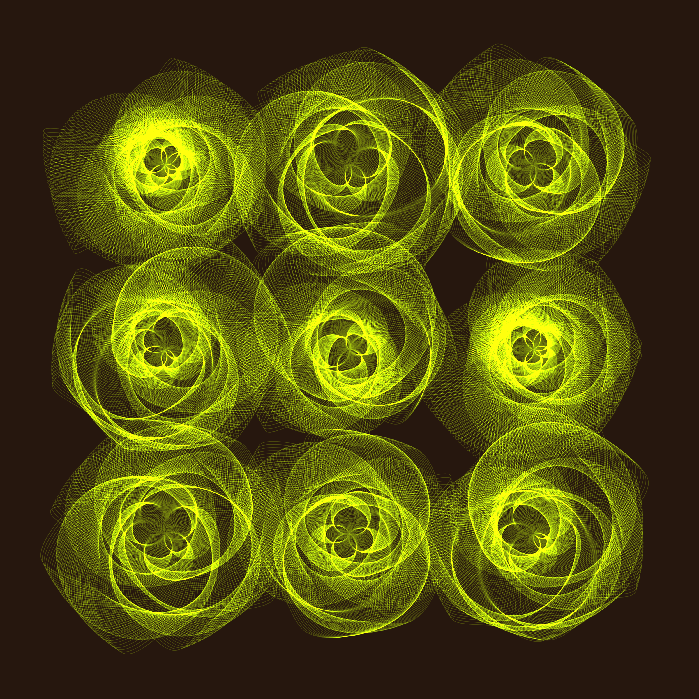 Art Blocks - Art Blocks v2 - Flowers #1266 - NFT # 116001266