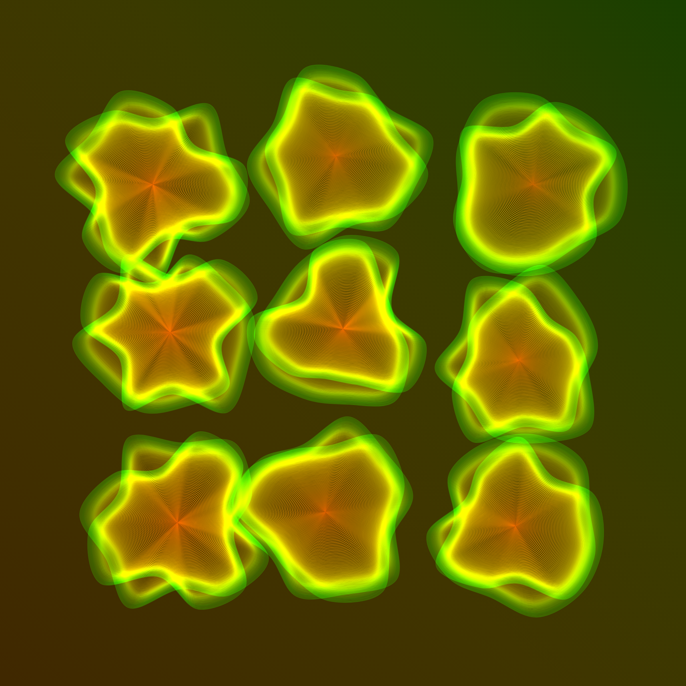 Art Blocks - Art Blocks v2 - Flowers #1276 - NFT # 116001276