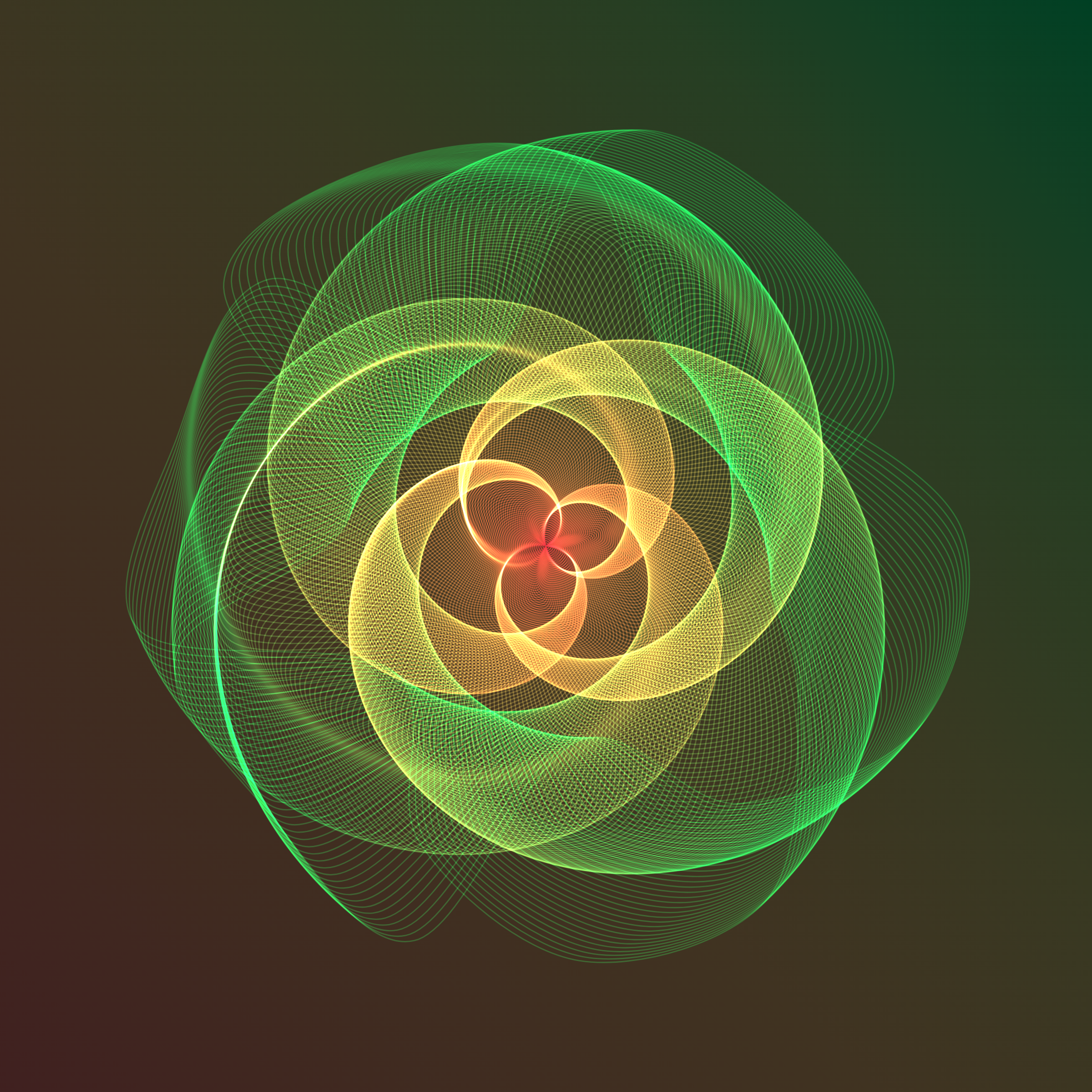 Art Blocks - Art Blocks v2 - Flowers #1279 - NFT # 116001279