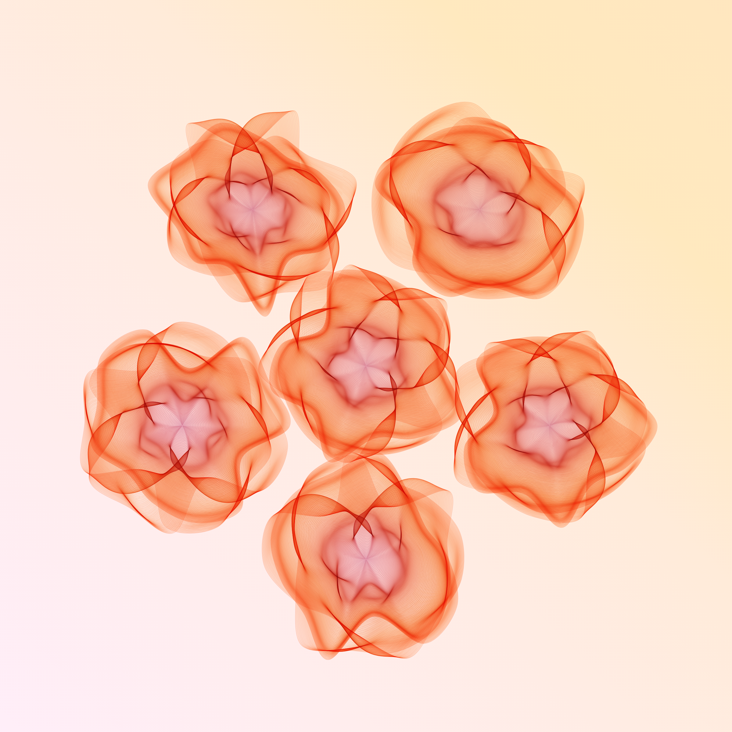 Art Blocks - Art Blocks v2 - Flowers #1282 - NFT # 116001282