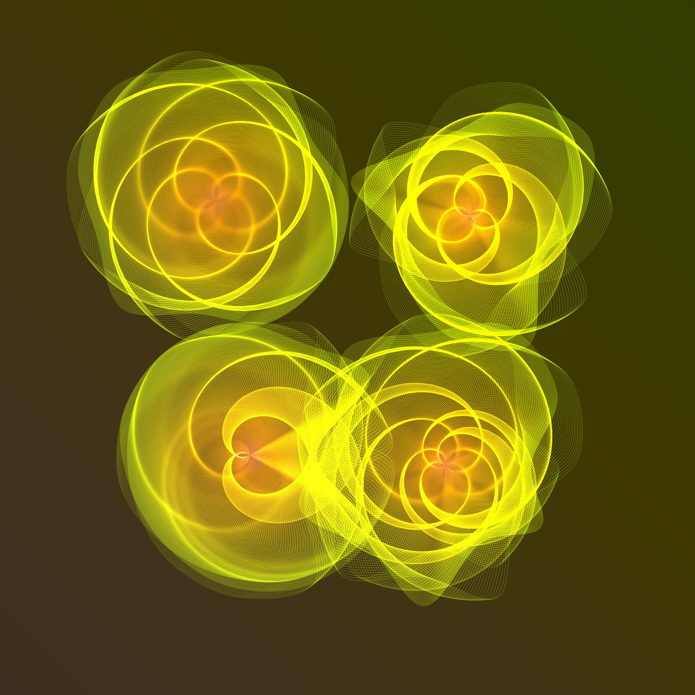 Art Blocks - Art Blocks v2 - Flowers #1285 - NFT # 116001285