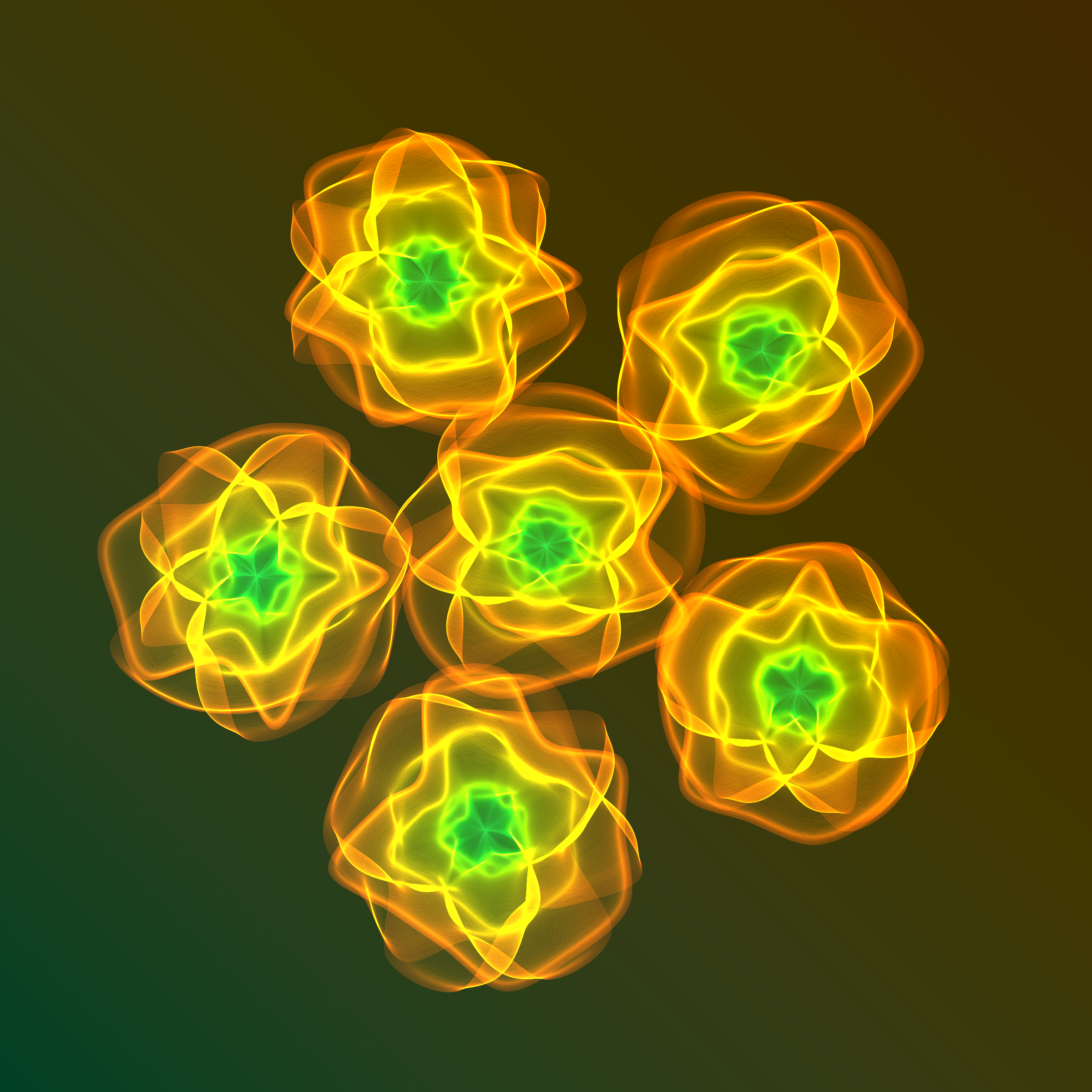 Art Blocks - Art Blocks v2 - Flowers #1292 - NFT # 116001292