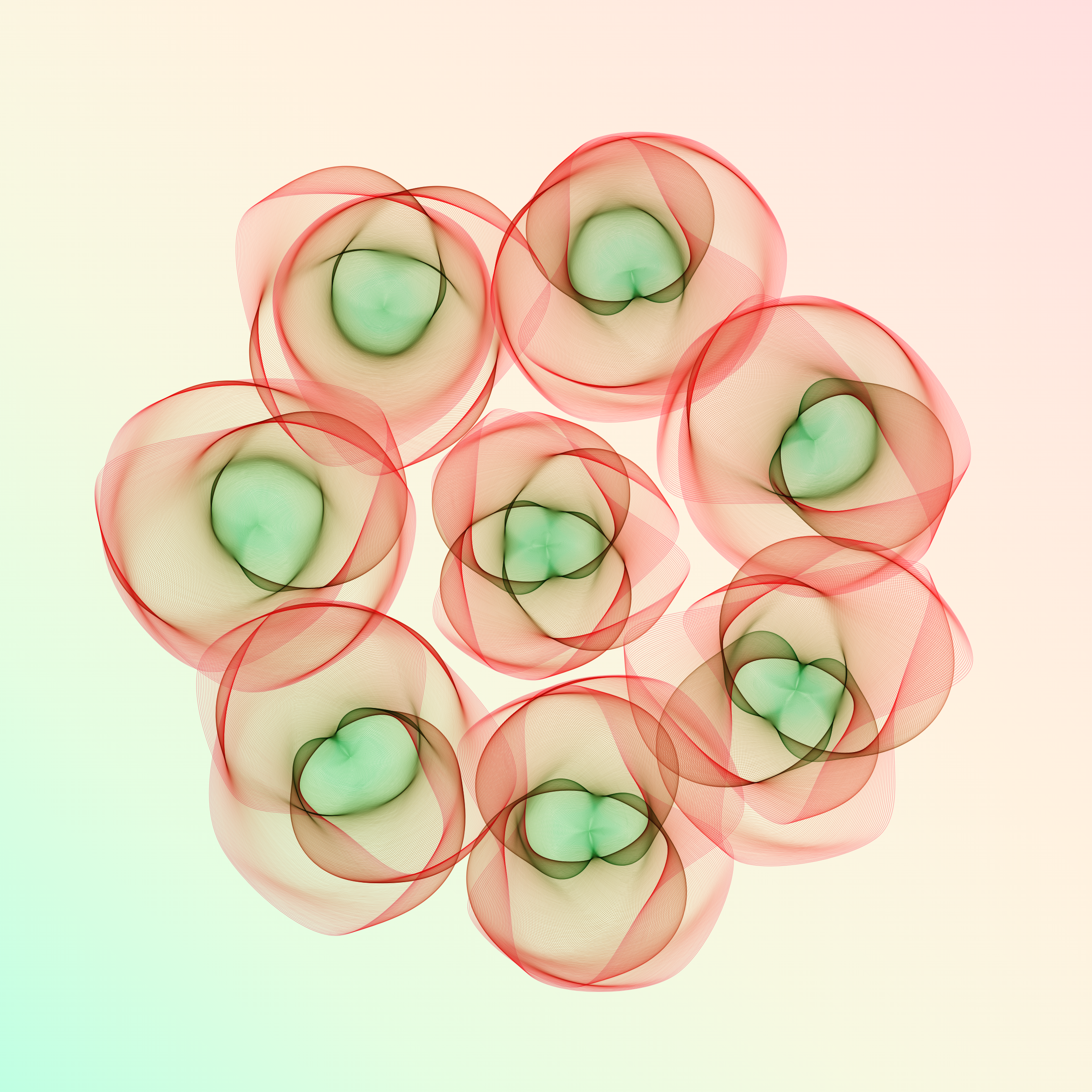 Art Blocks - Art Blocks v2 - Flowers #1293 - NFT # 116001293