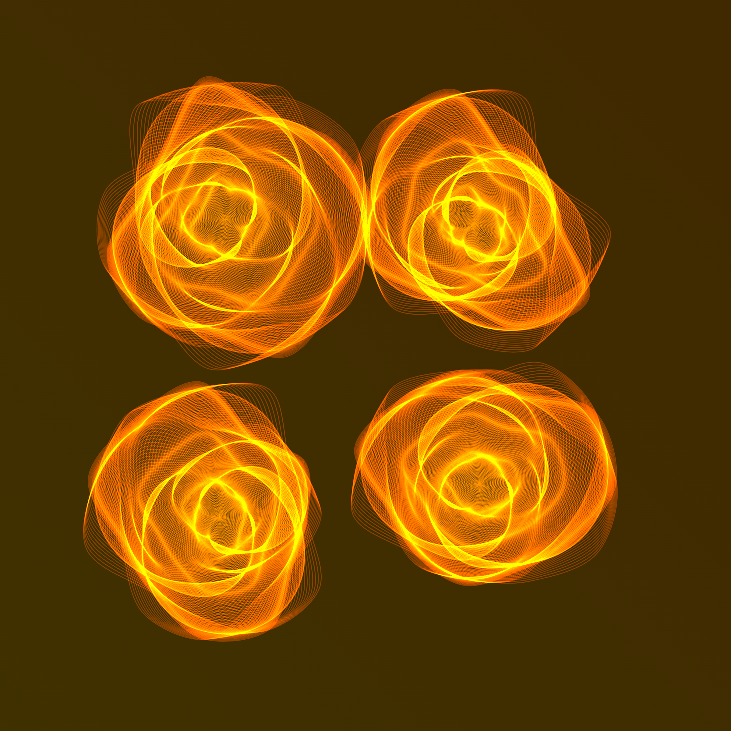 Art Blocks - Art Blocks v2 - Flowers #1300 - NFT # 116001300