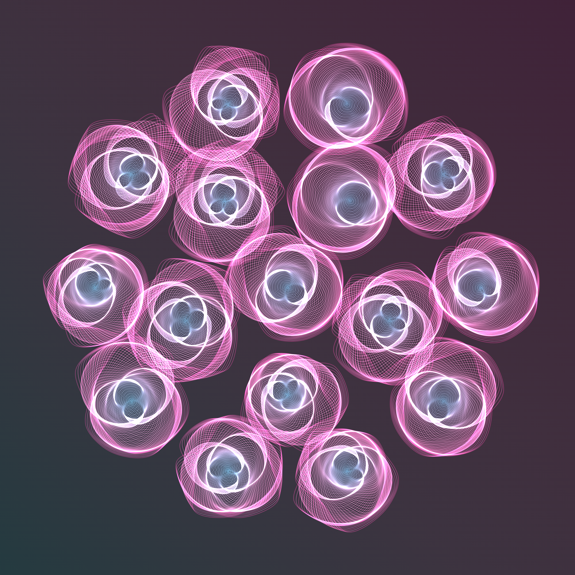 Art Blocks - Art Blocks v2 - Flowers #1302 - NFT # 116001302