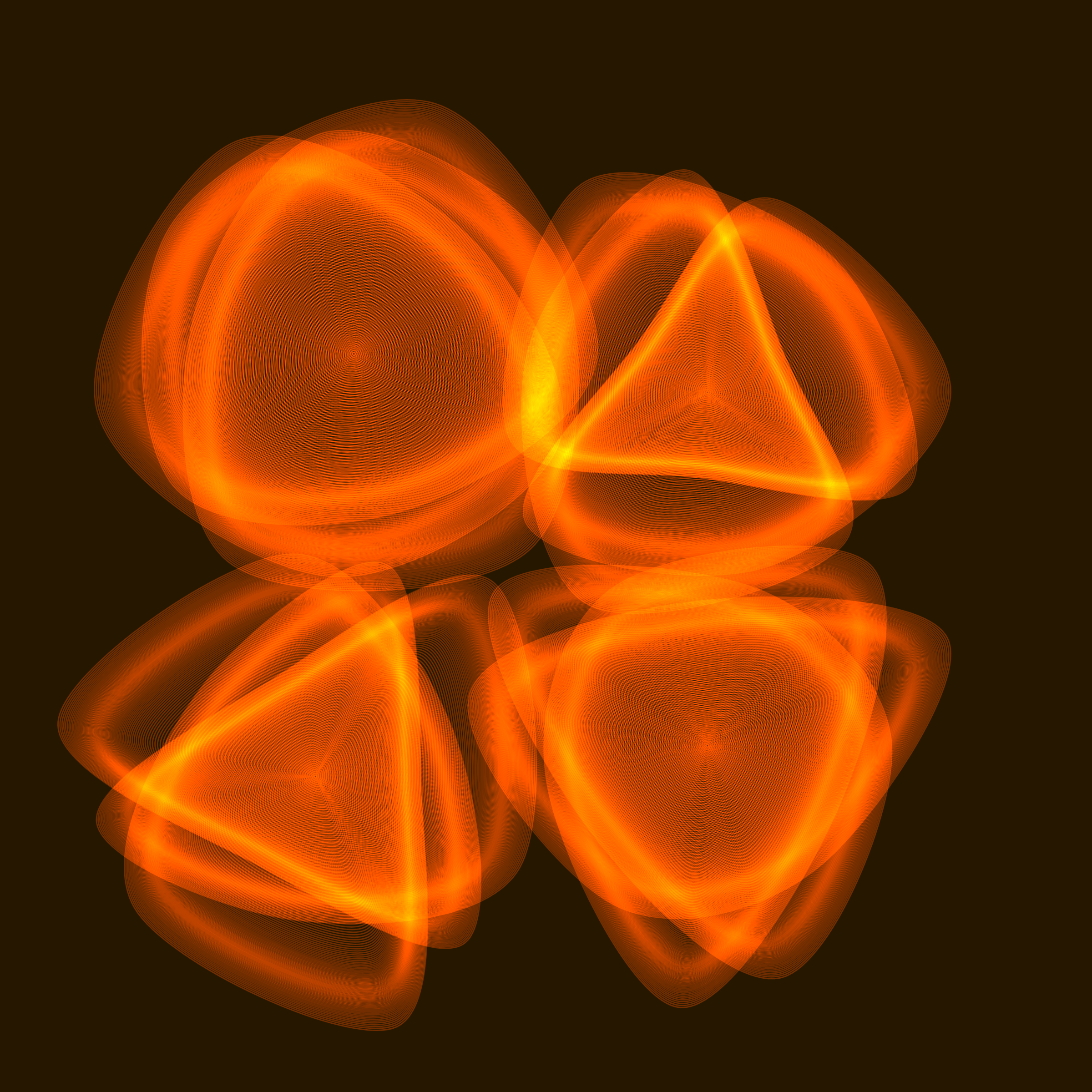 Art Blocks - Art Blocks v2 - Flowers #1303 - NFT # 116001303