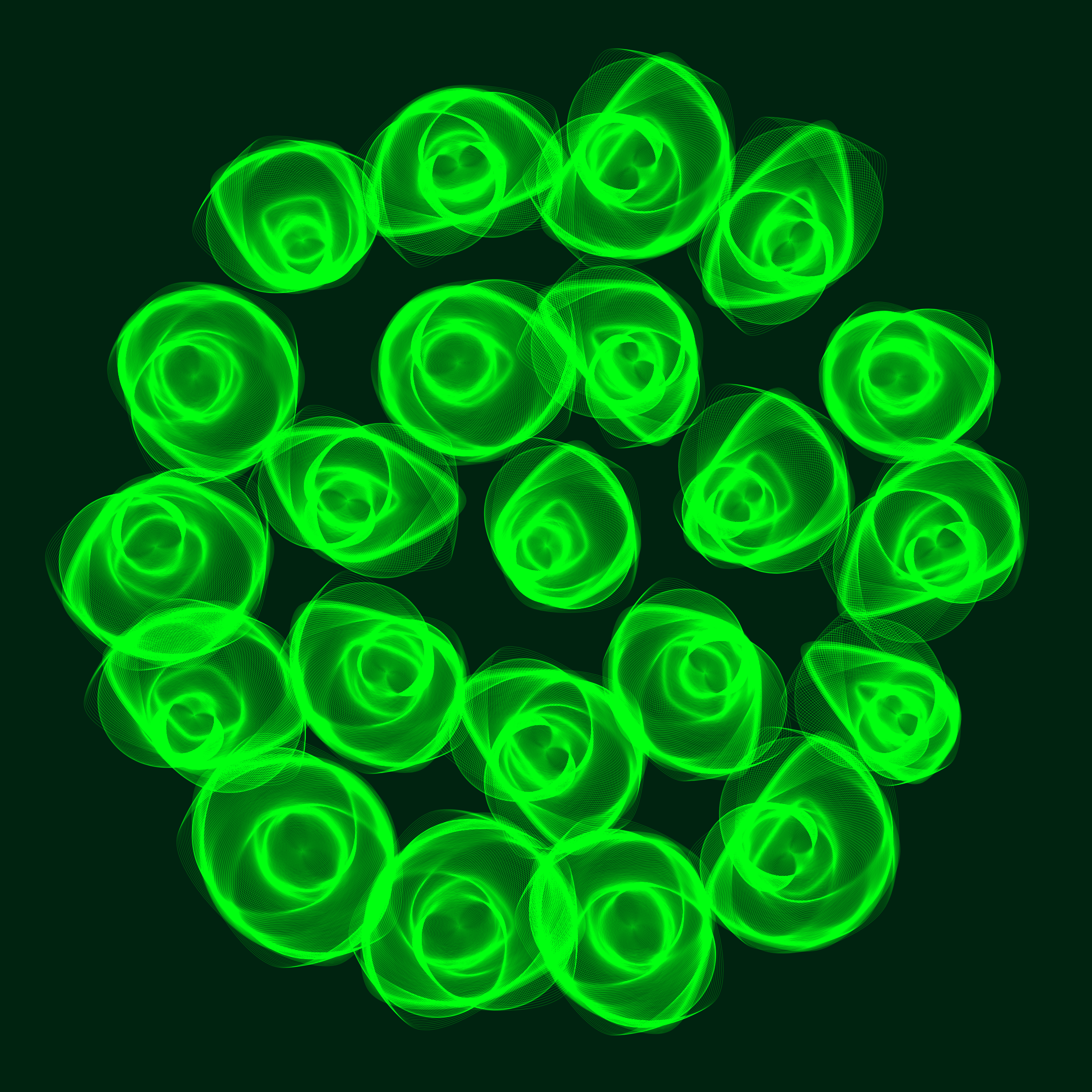 Art Blocks - Art Blocks v2 - Flowers #1316 - NFT # 116001316