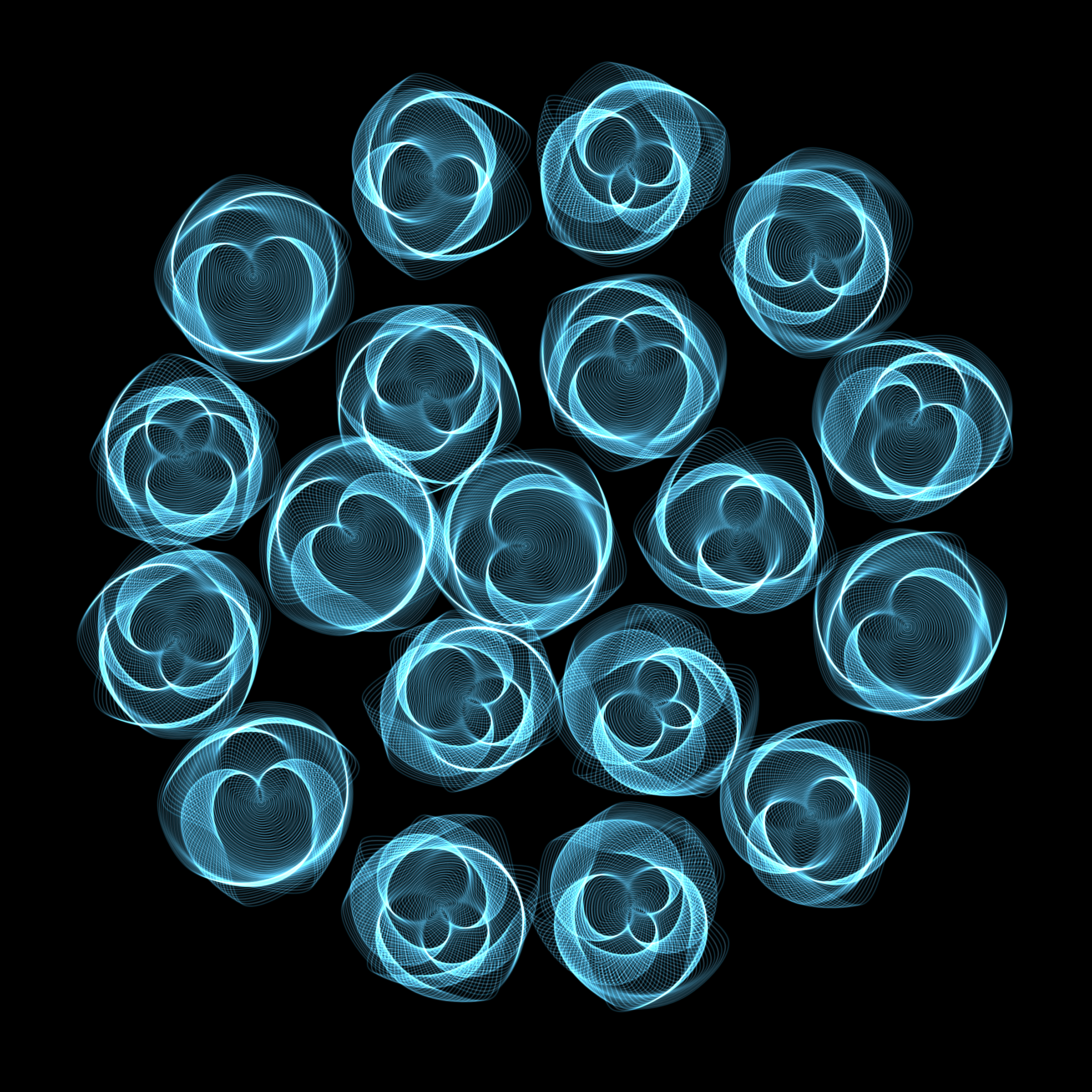 Art Blocks - Art Blocks v2 - Flowers #1327 - NFT # 116001327