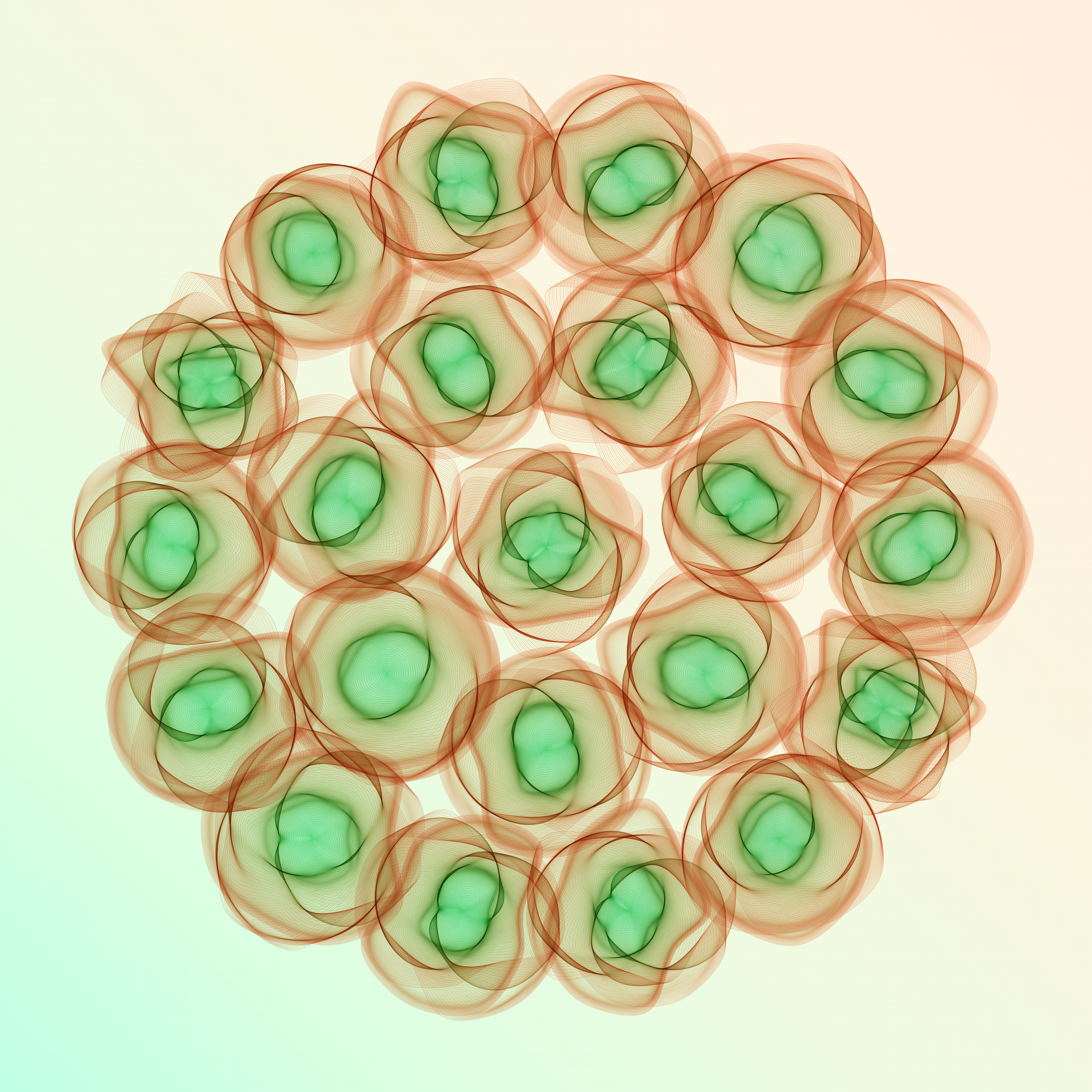 Art Blocks - Art Blocks v2 - Flowers #1333 - NFT # 116001333