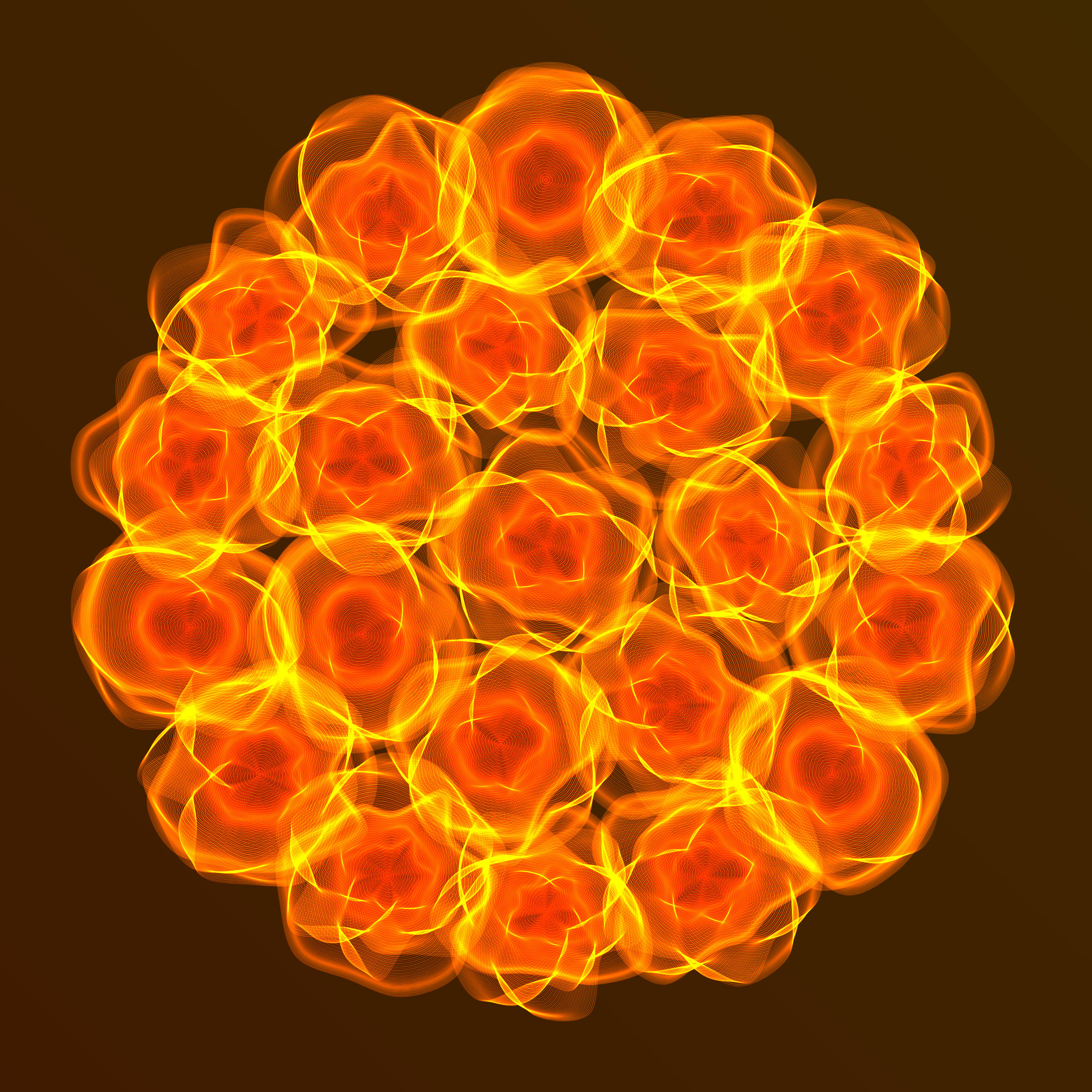 Art Blocks - Art Blocks v2 - Flowers #1334 - NFT # 116001334