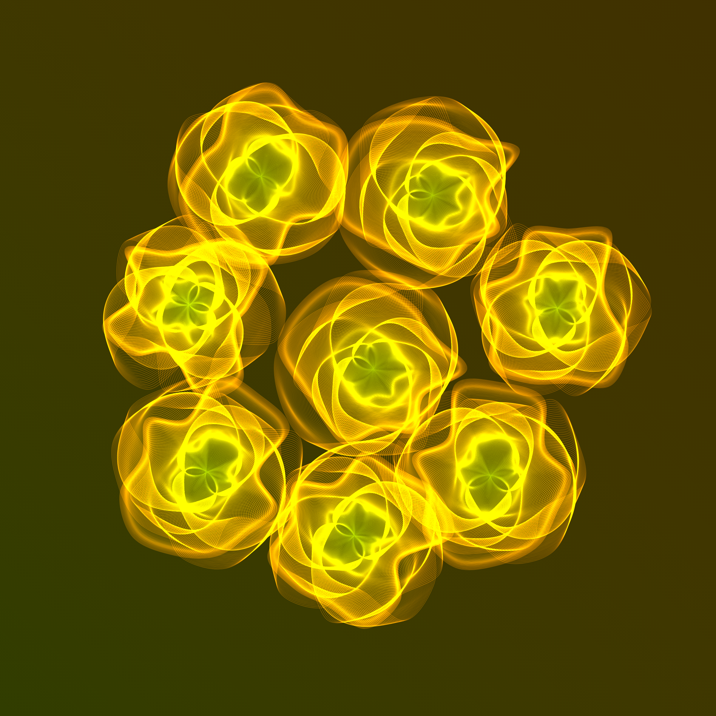 Art Blocks - Art Blocks v2 - Flowers #1335 - NFT # 116001335