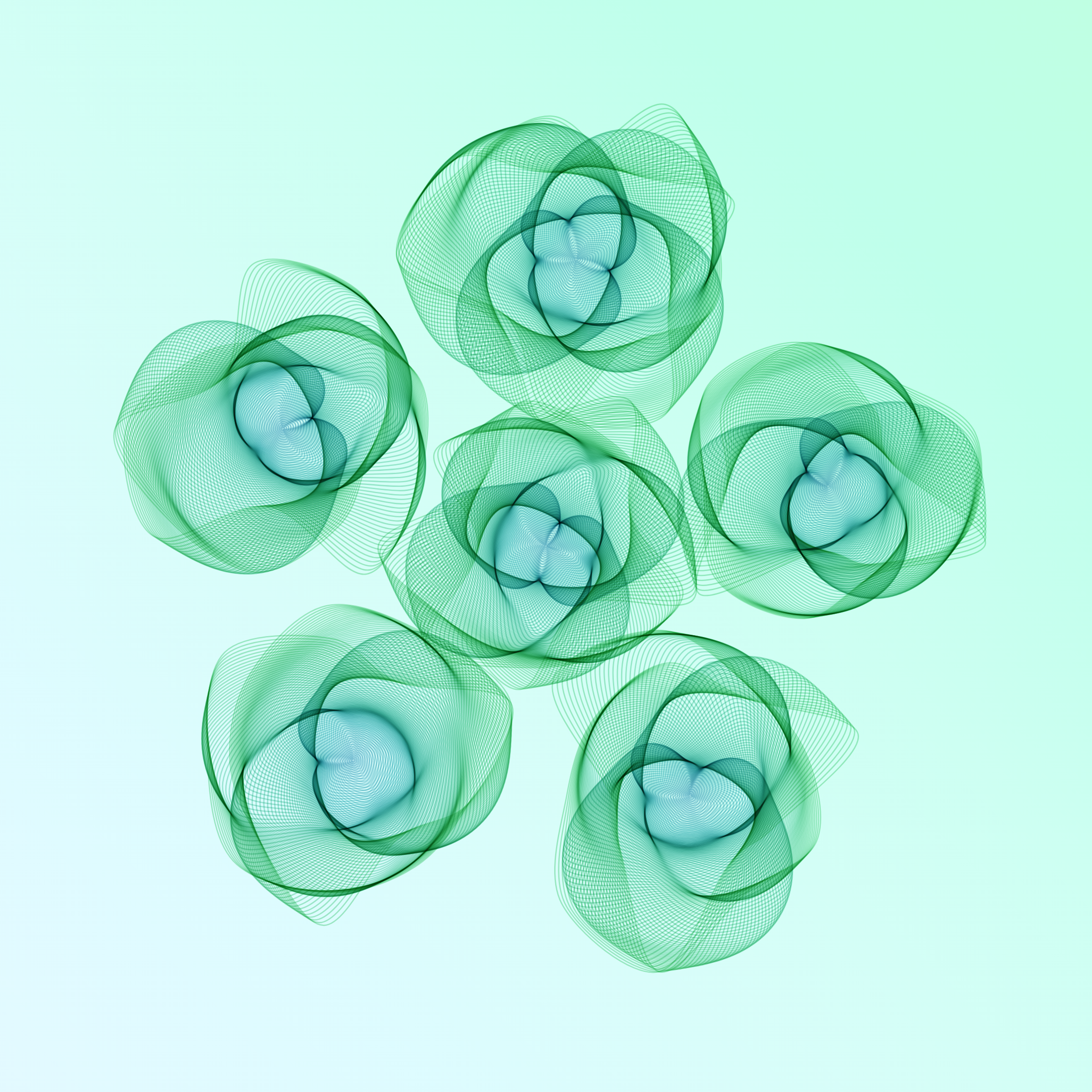 Art Blocks - Art Blocks v2 - Flowers #1337 - NFT # 116001337