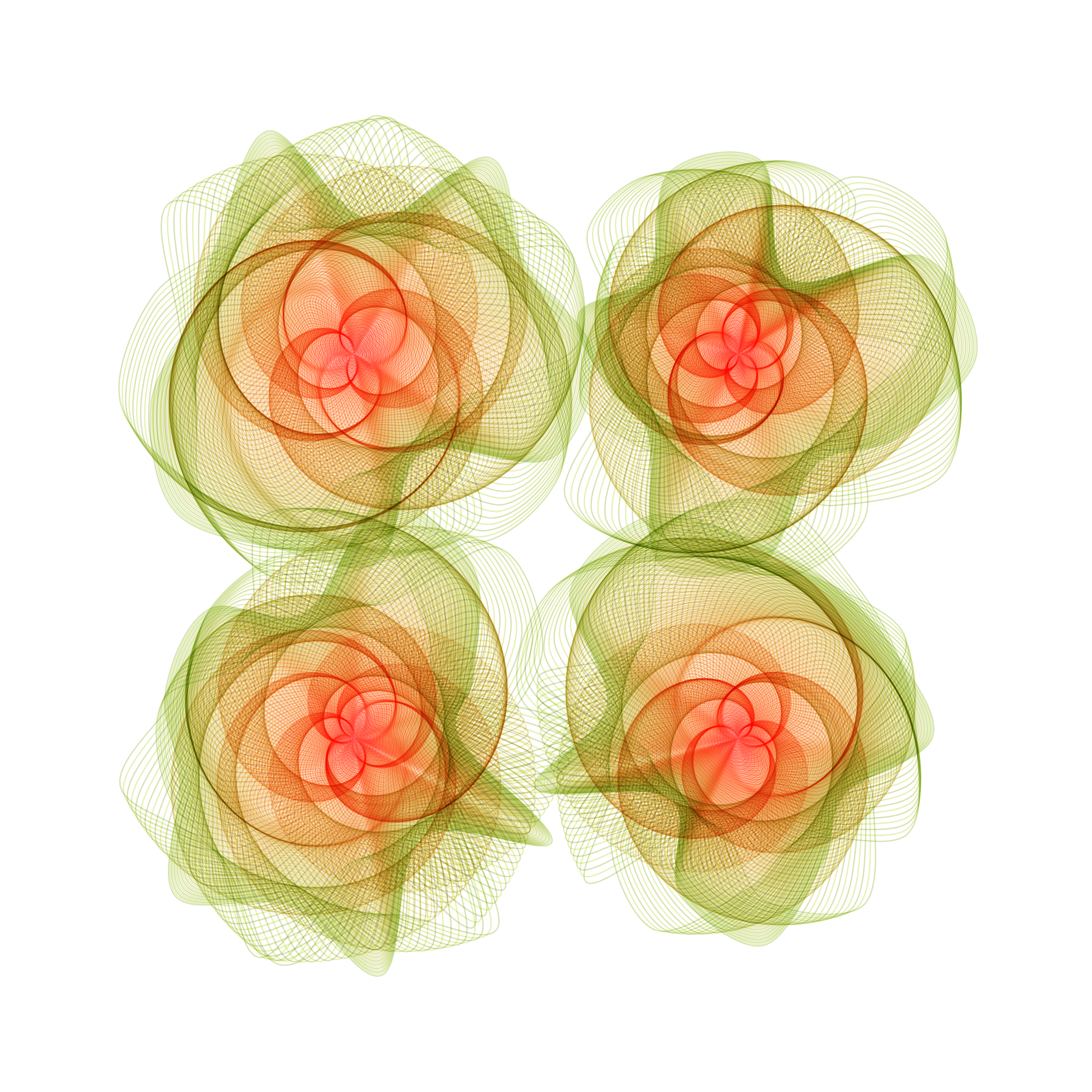 Art Blocks - Art Blocks v2 - Flowers #1338 - NFT # 116001338