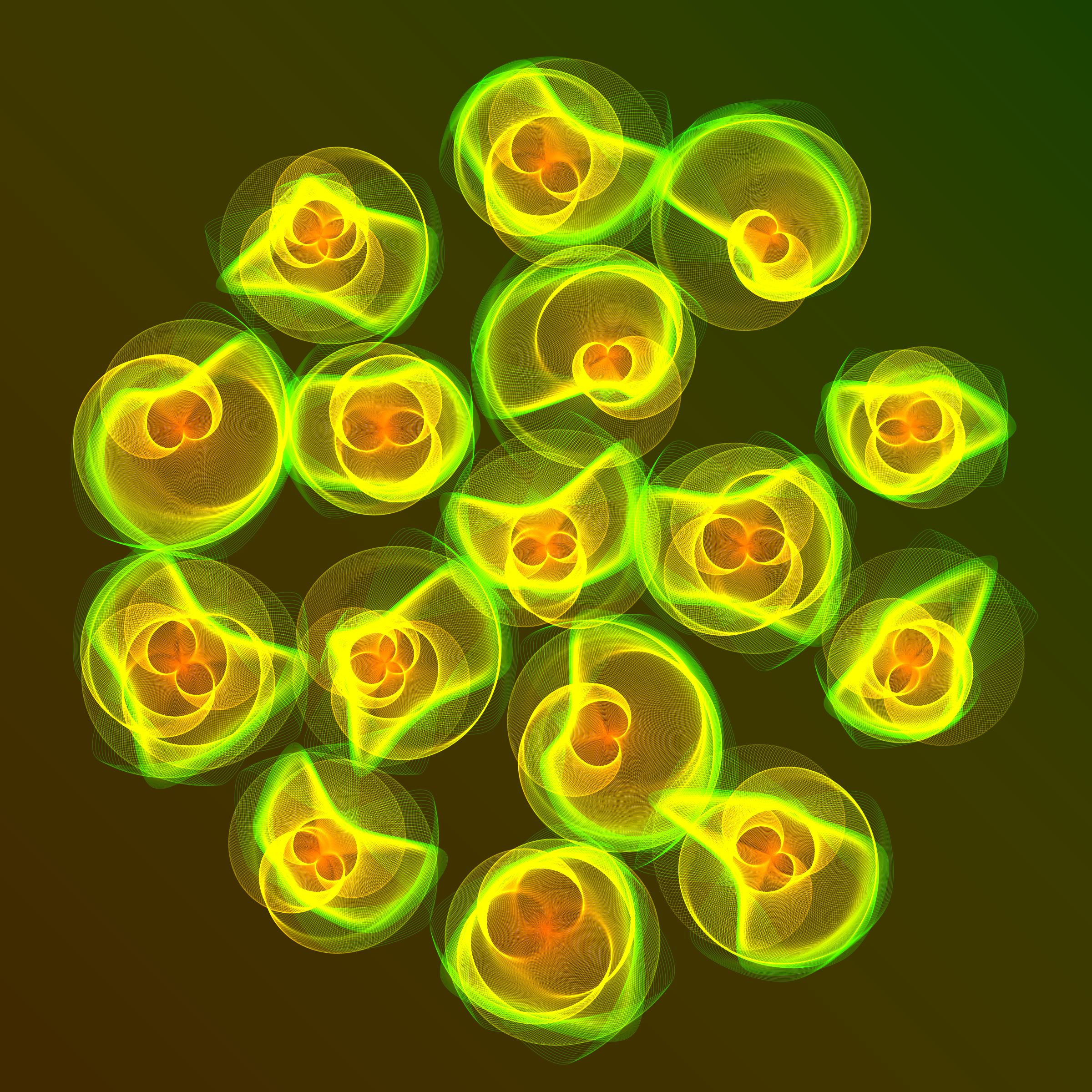 Art Blocks - Art Blocks v2 - Flowers #1350 - NFT # 116001350