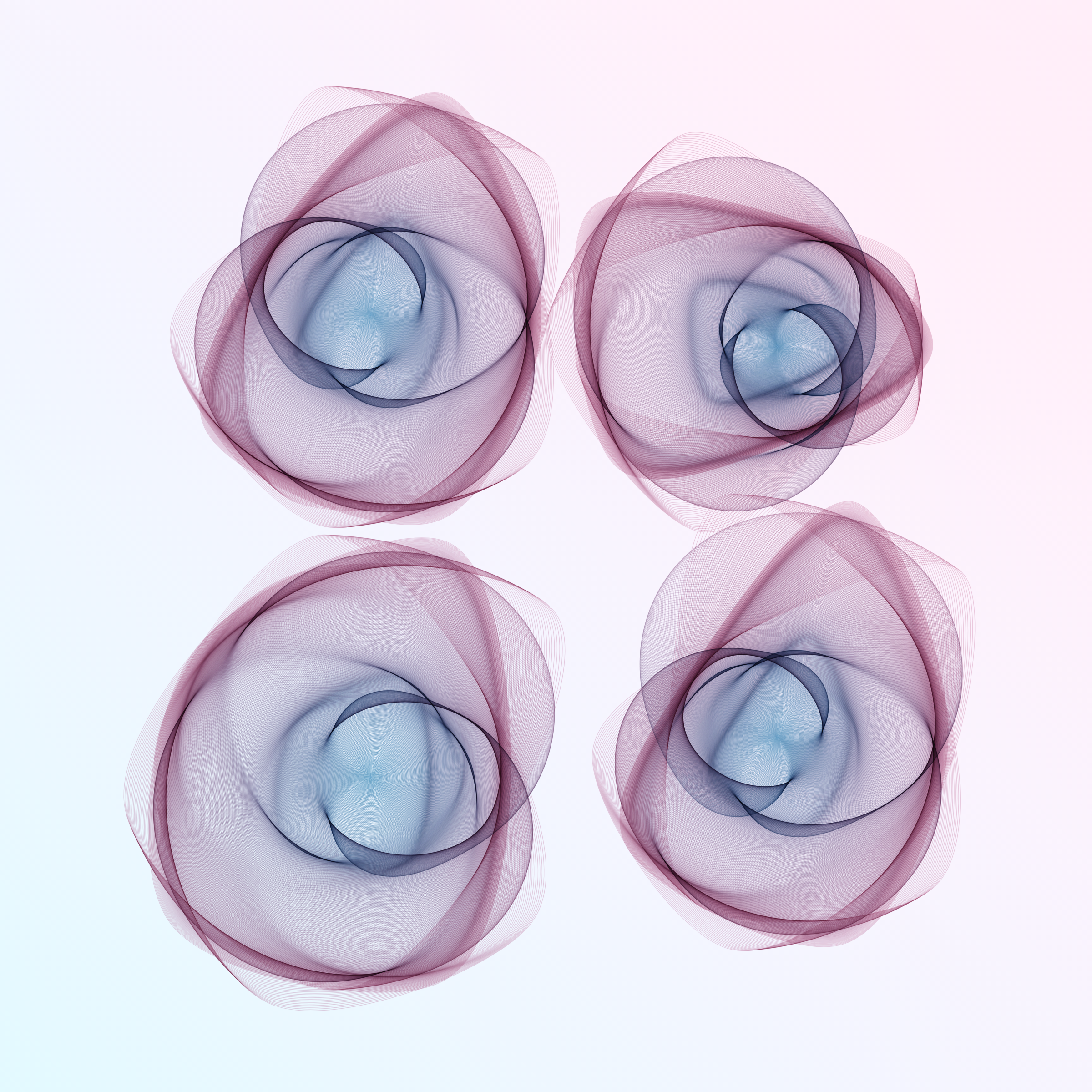 Art Blocks - Art Blocks v2 - Flowers #1353 - NFT # 116001353