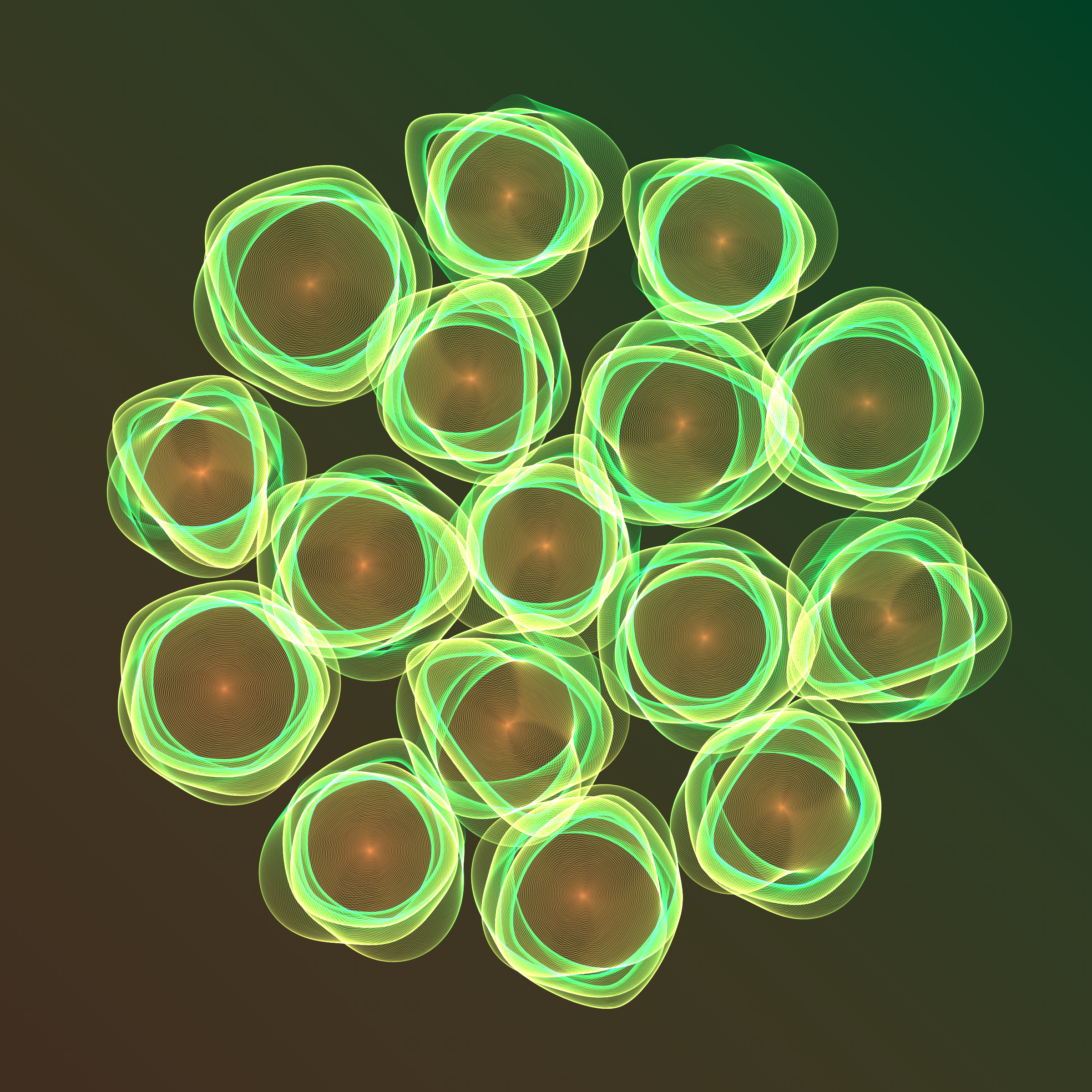 Art Blocks - Art Blocks v2 - Flowers #1362 - NFT # 116001362