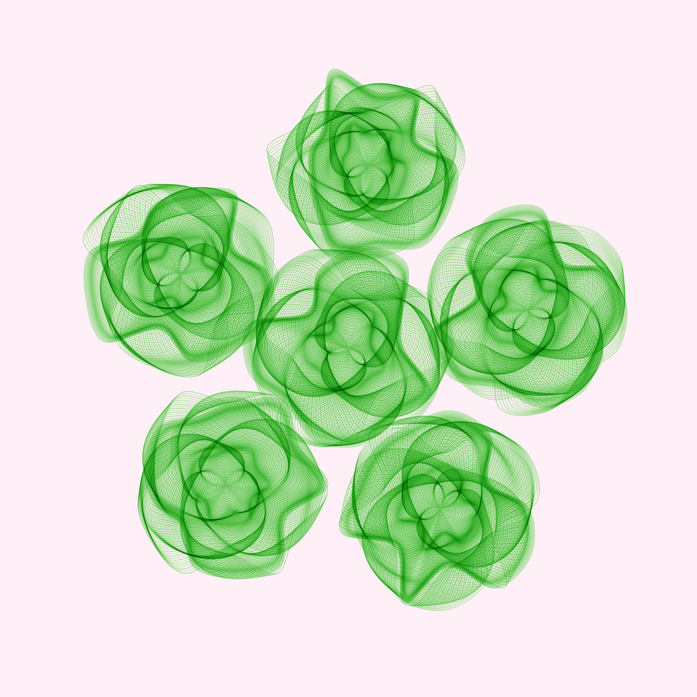 Art Blocks - Art Blocks v2 - Flowers #1363 - NFT # 116001363