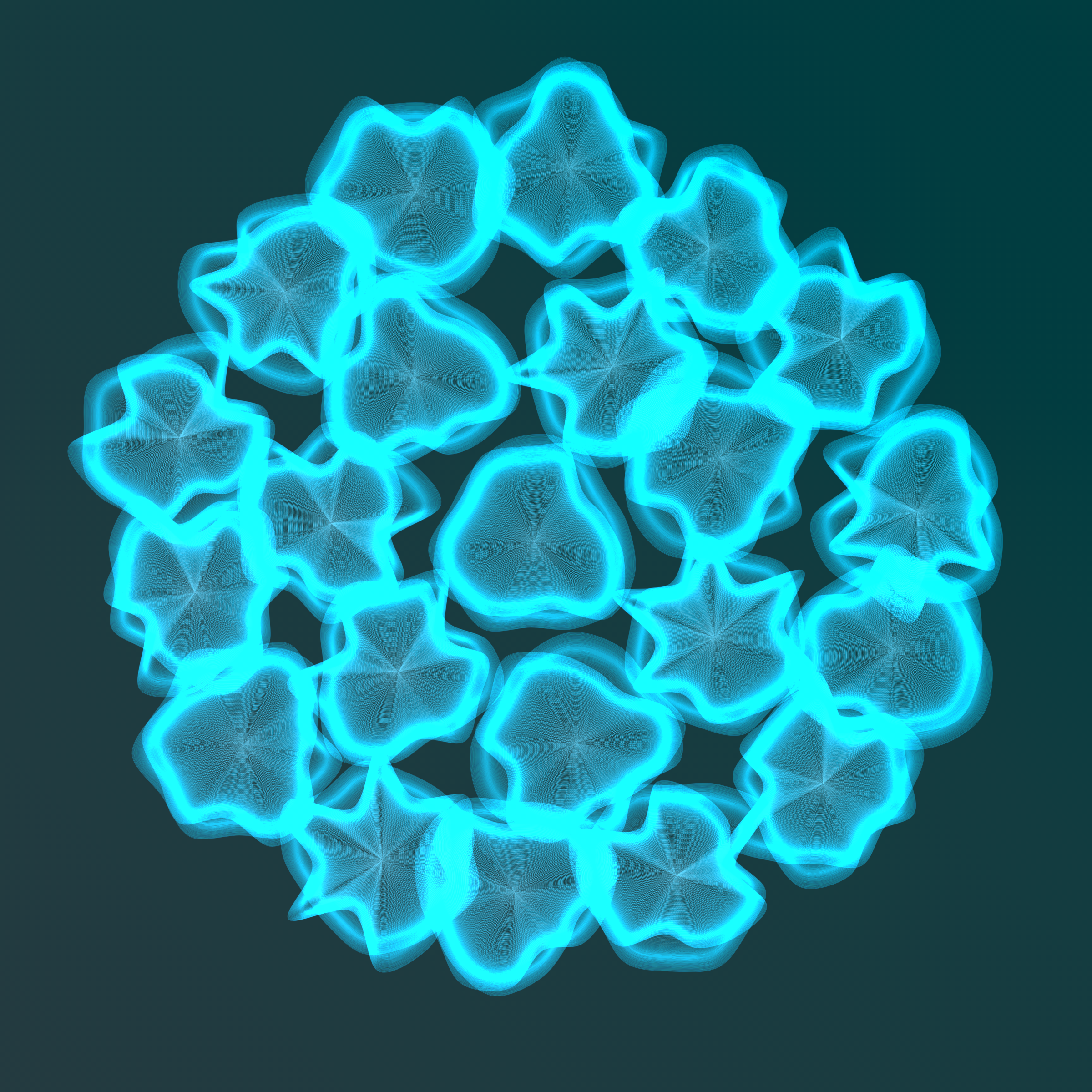 Art Blocks - Art Blocks v2 - Flowers #1364 - NFT # 116001364