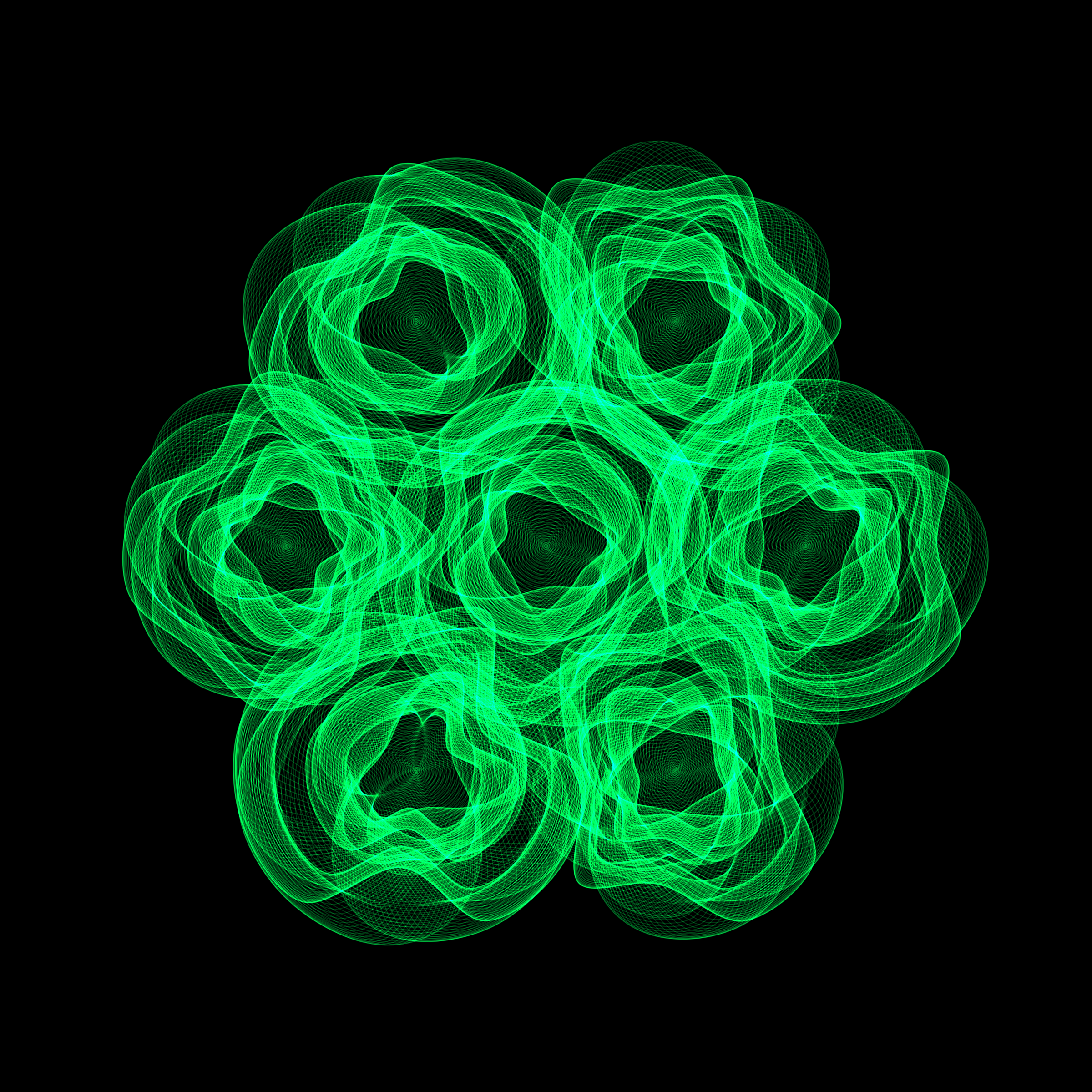 Art Blocks - Art Blocks v2 - Flowers #1365 - NFT # 116001365