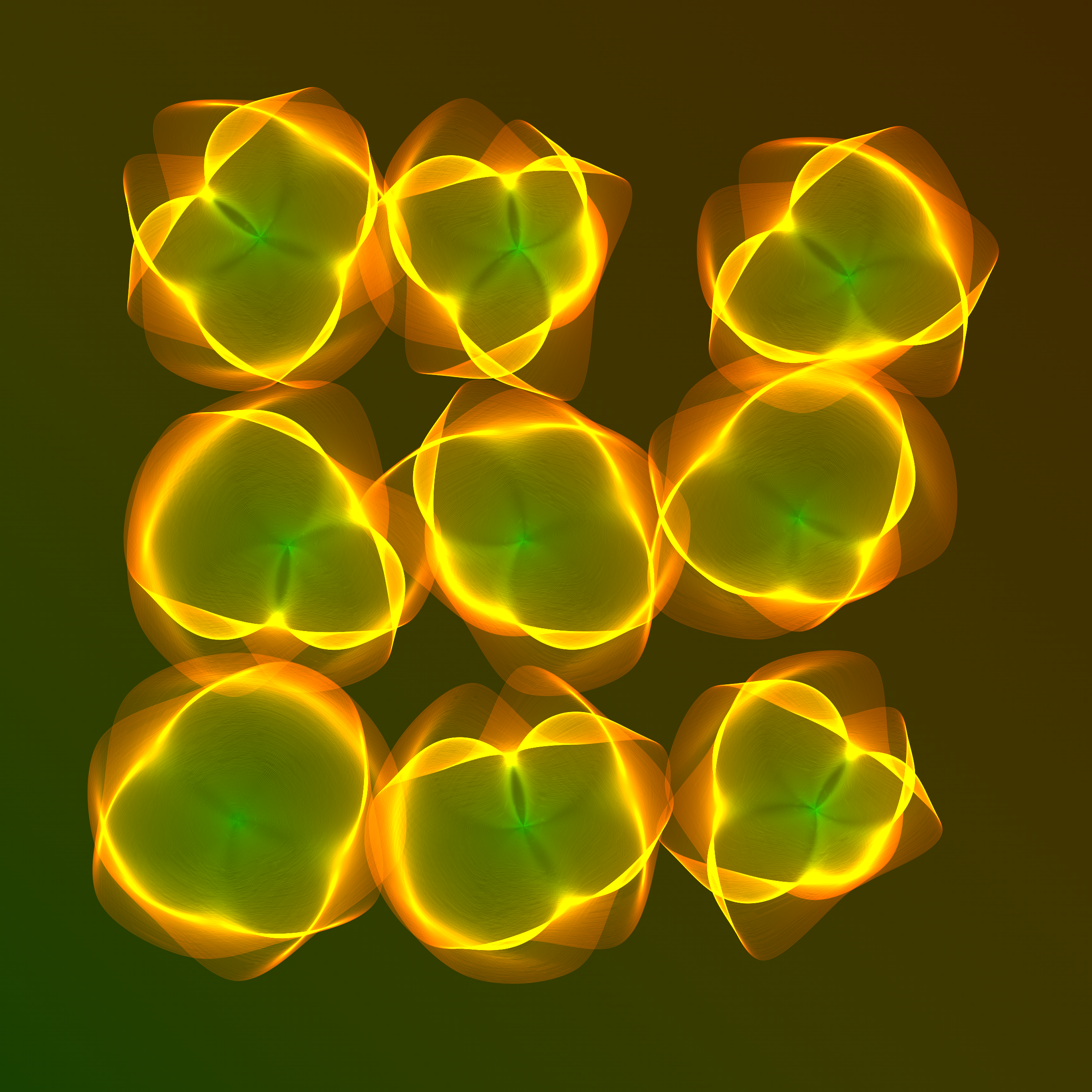 Art Blocks - Art Blocks v2 - Flowers #1369 - NFT # 116001369