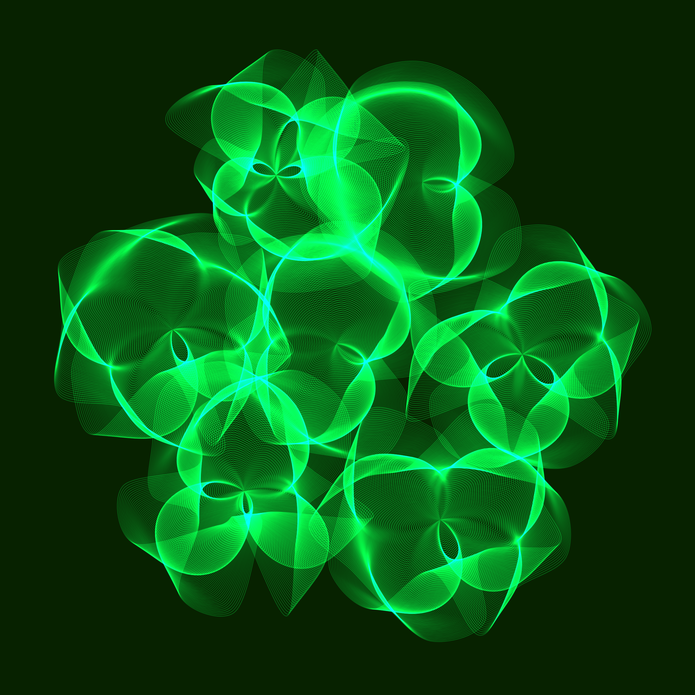 Art Blocks - Art Blocks v2 - Flowers #1370 - NFT # 116001370