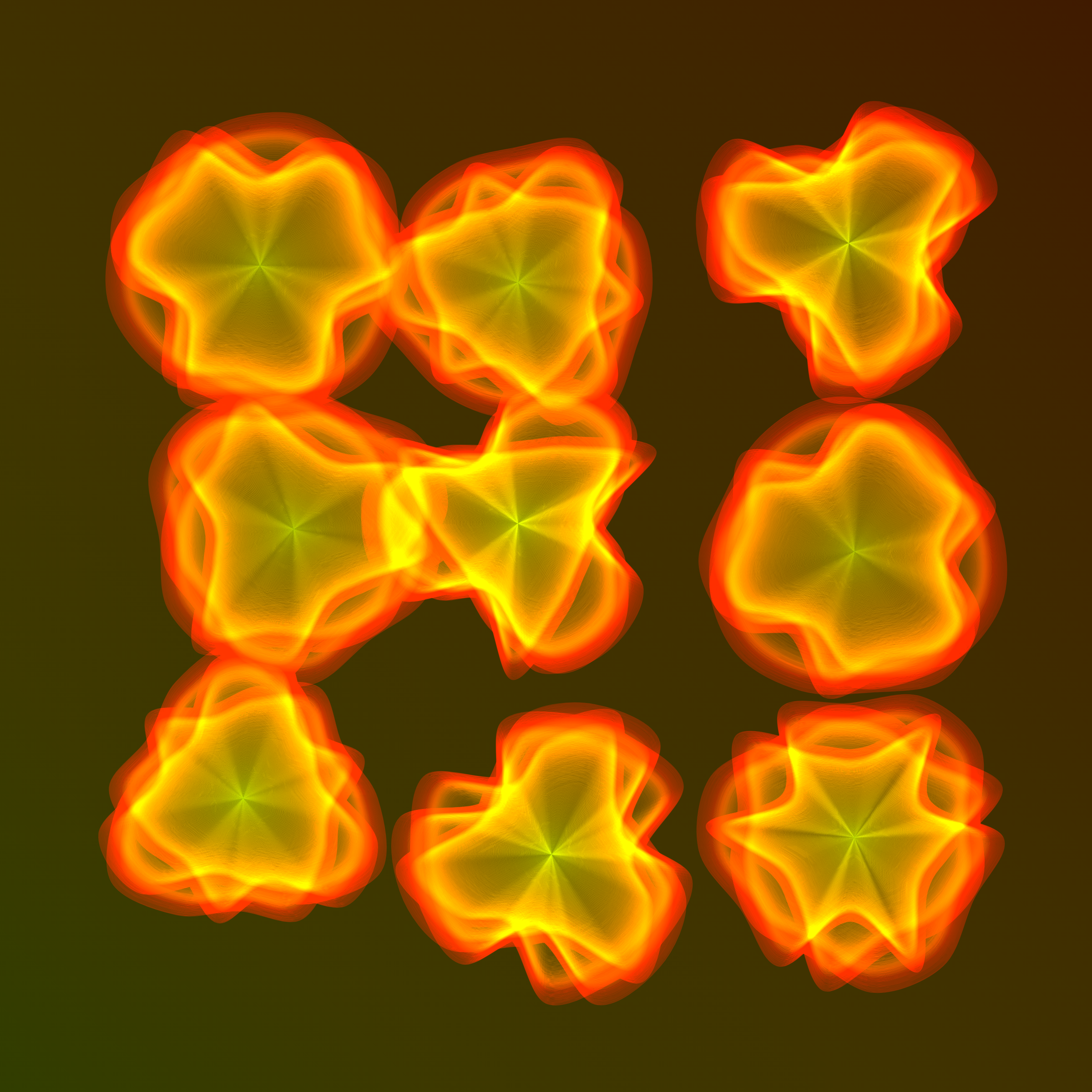 Art Blocks - Art Blocks v2 - Flowers #1373 - NFT # 116001373