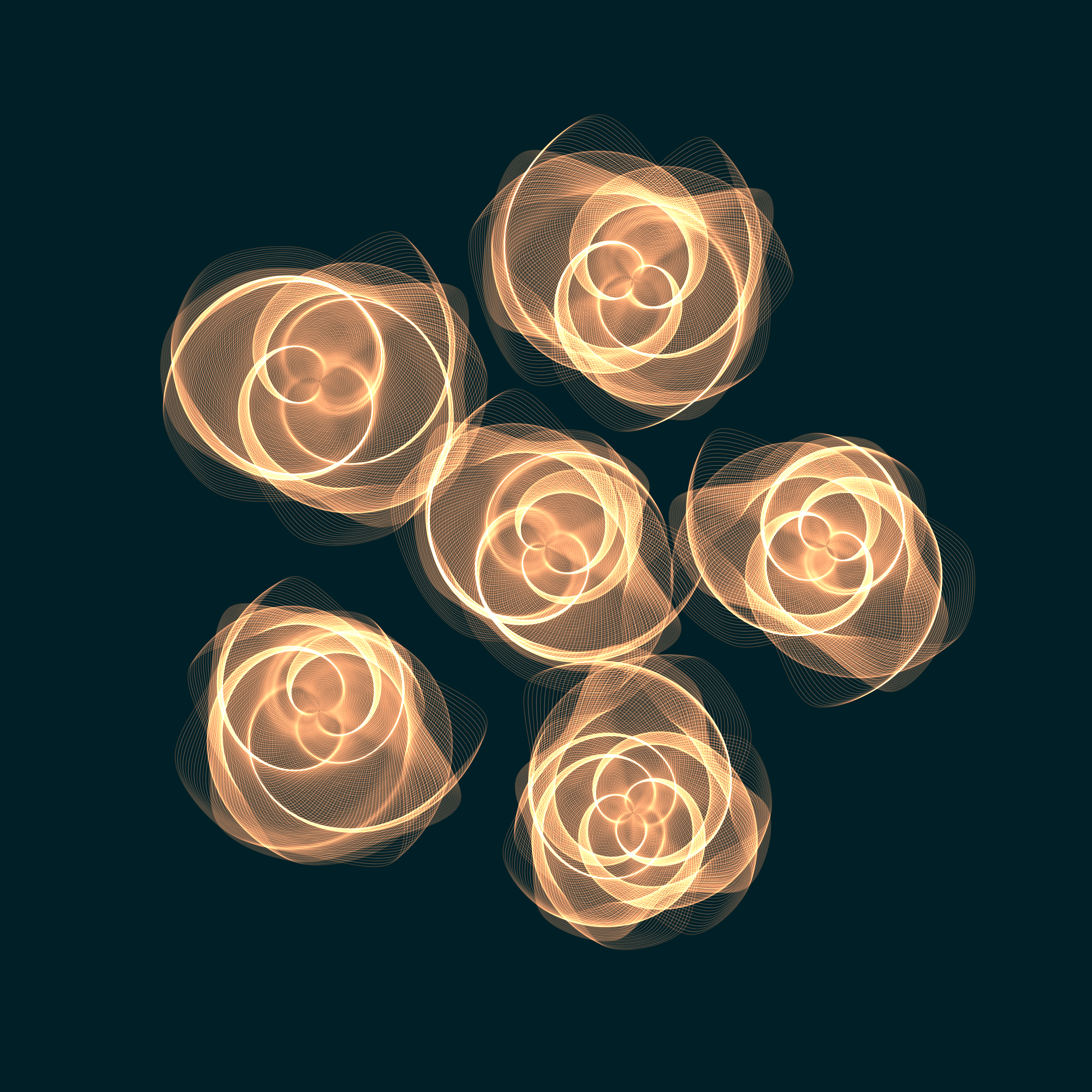 Art Blocks - Art Blocks v2 - Flowers #1375 - NFT # 116001375