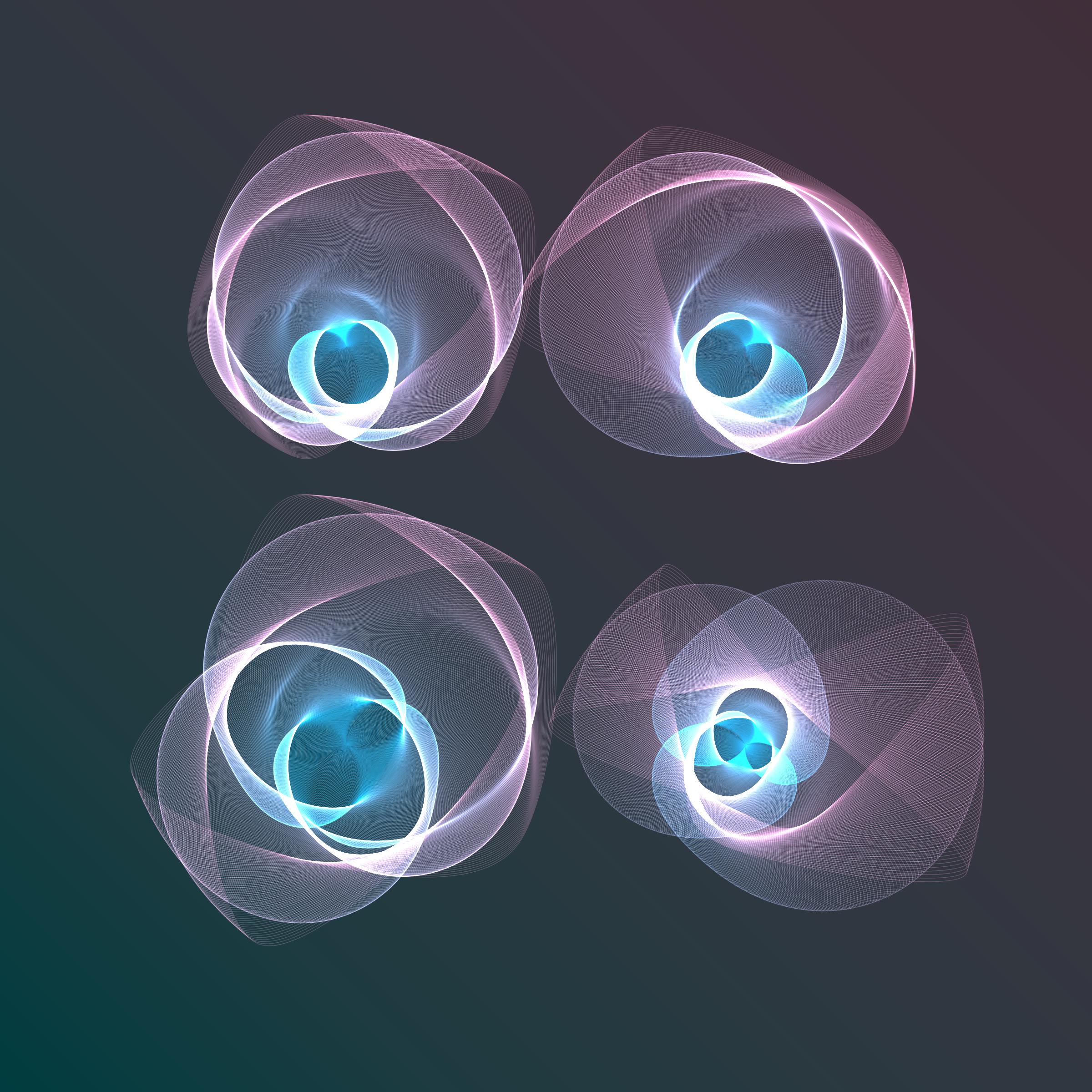 Art Blocks - Art Blocks v2 - Flowers #1376 - NFT # 116001376