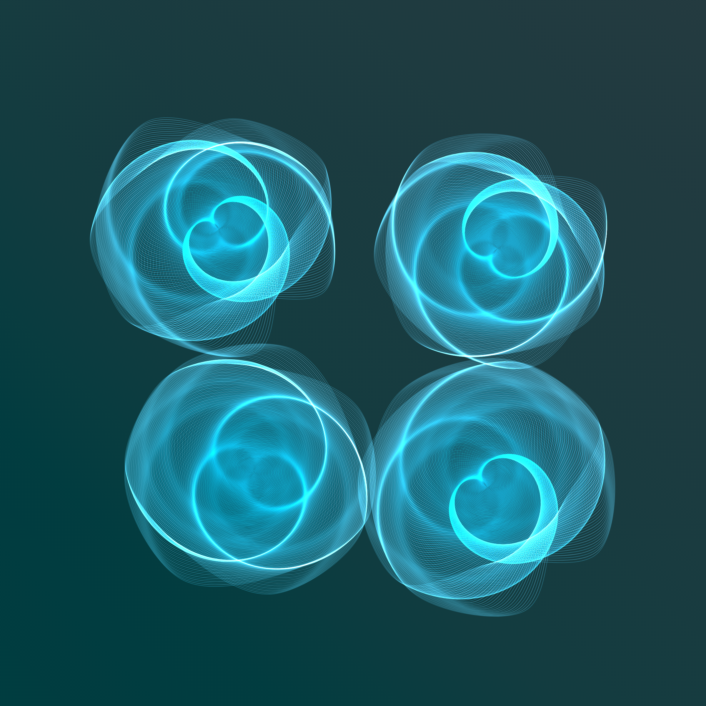 Art Blocks - Art Blocks v2 - Flowers #1381 - NFT # 116001381