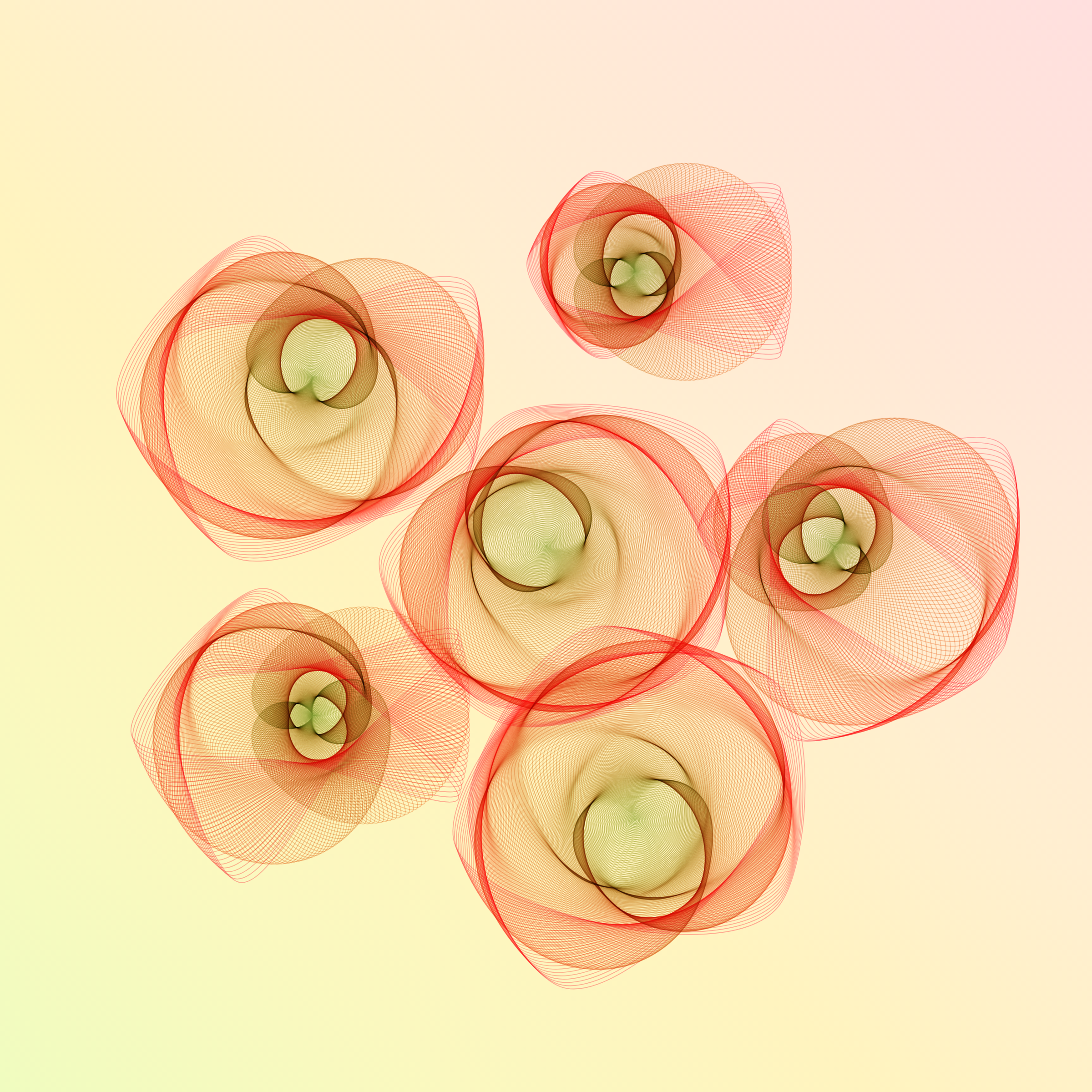 Art Blocks - Art Blocks v2 - Flowers #1385 - NFT # 116001385