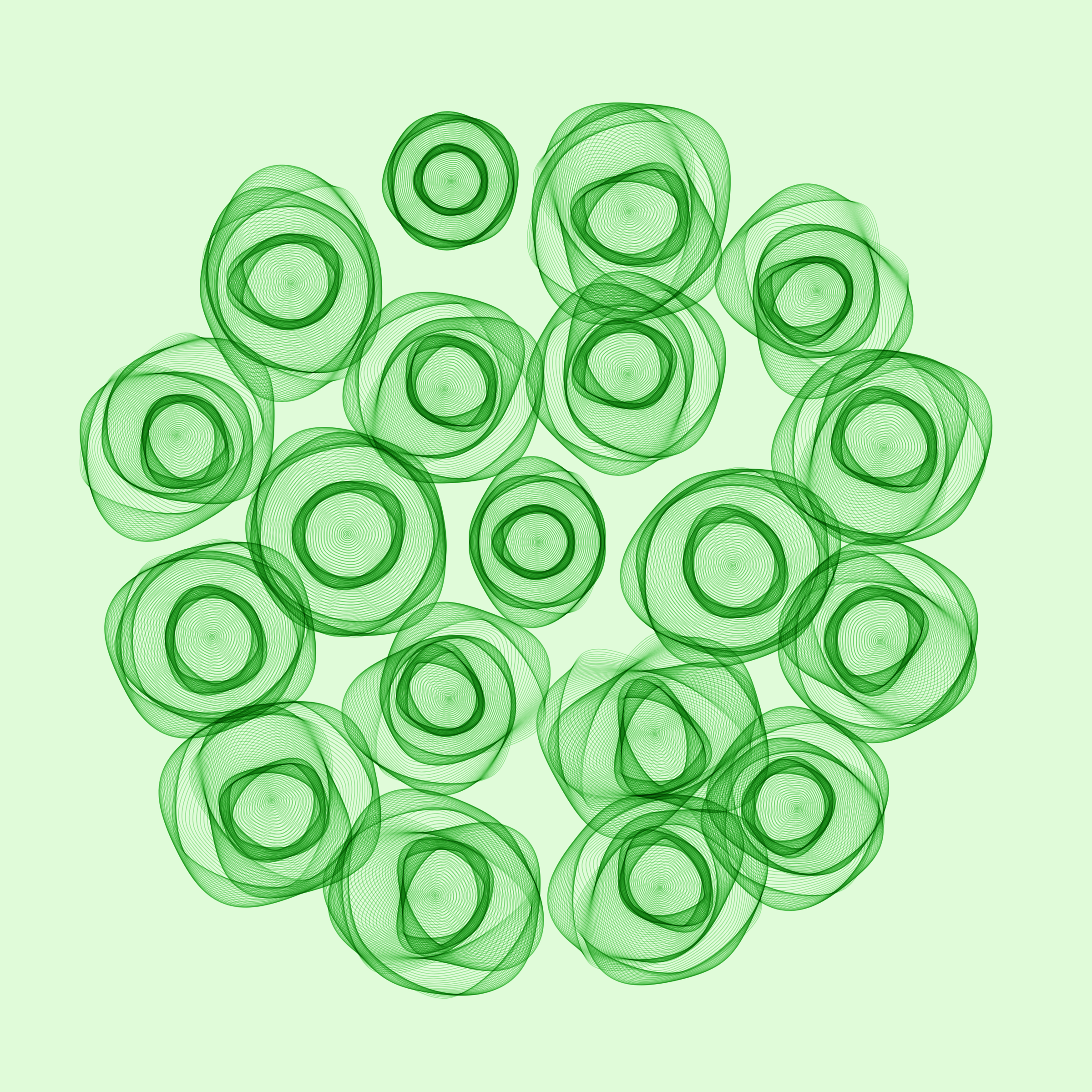 Art Blocks - Art Blocks v2 - Flowers #1386 - NFT # 116001386