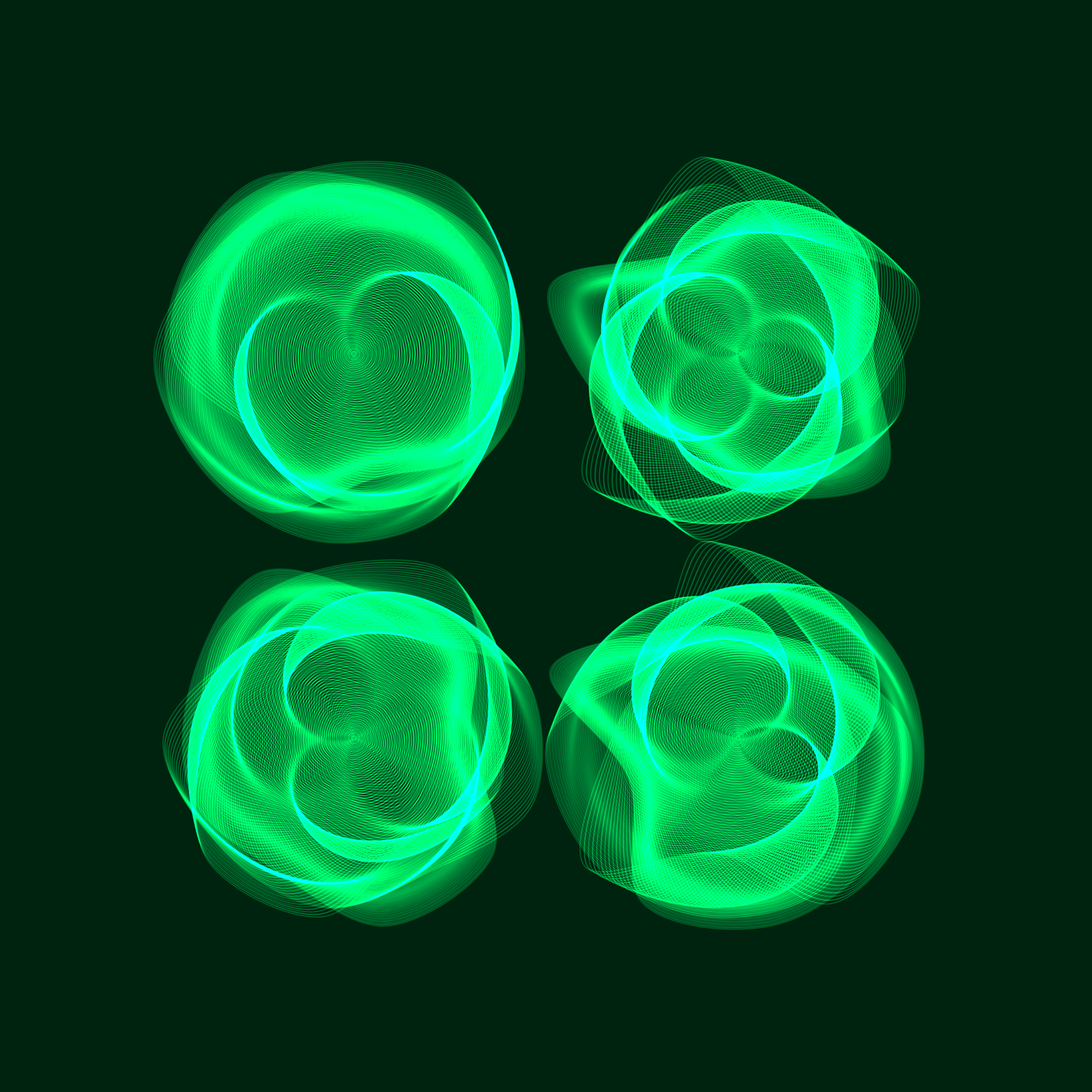 Art Blocks - Art Blocks v2 - Flowers #1407 - NFT # 116001407