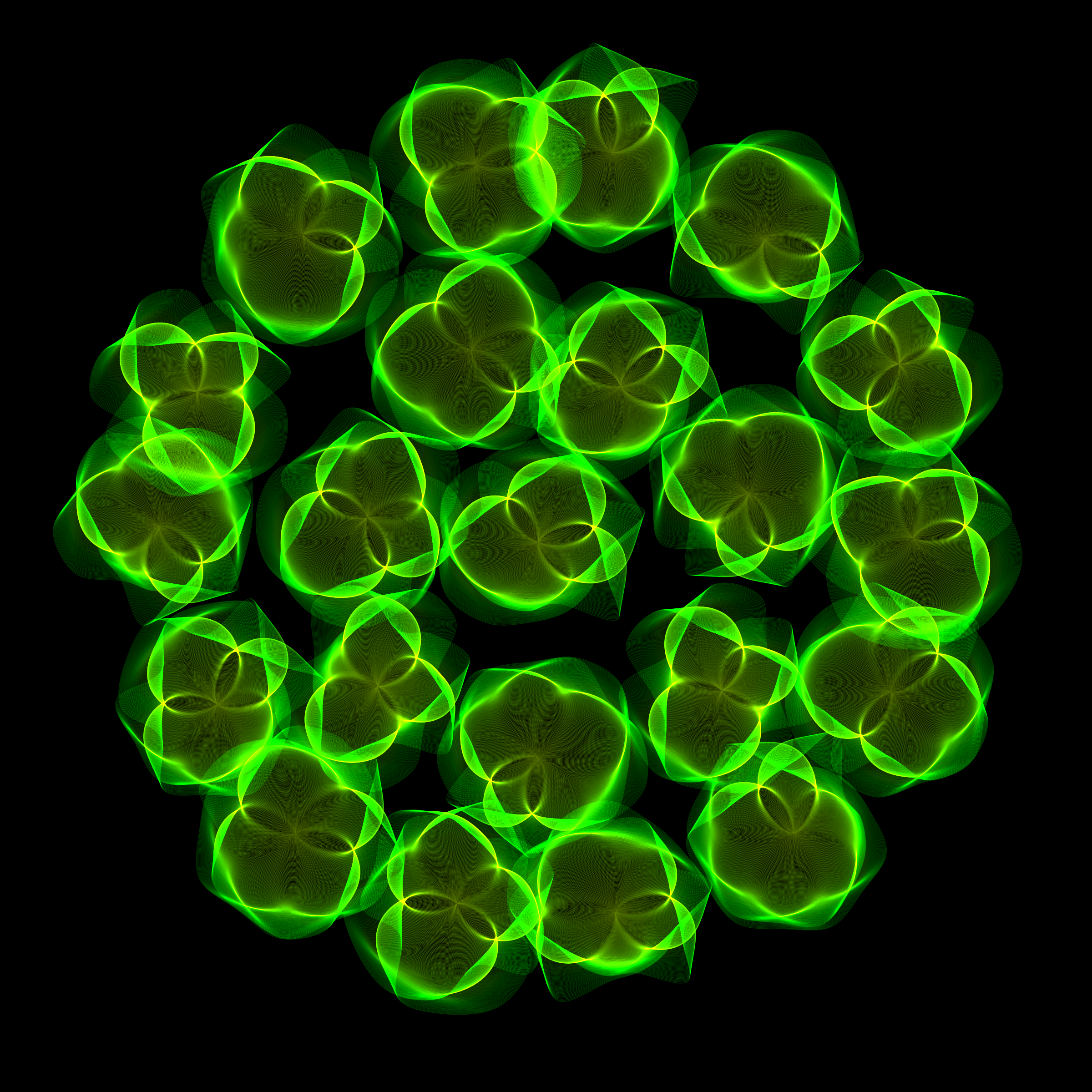 Art Blocks - Art Blocks v2 - Flowers #1415 - NFT # 116001415