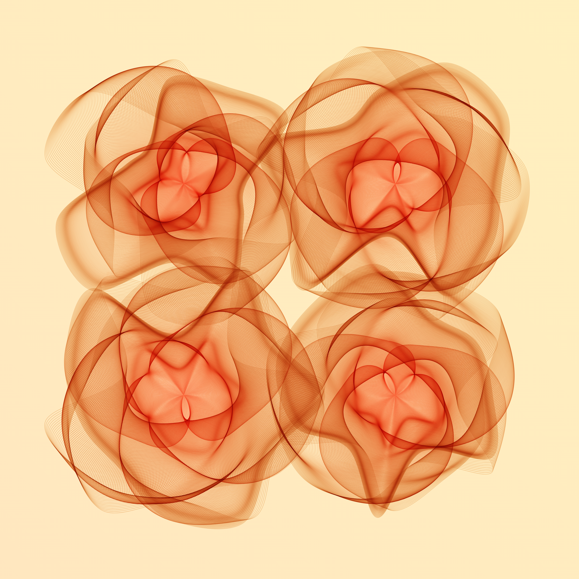 Art Blocks - Art Blocks v2 - Flowers #1418 - NFT # 116001418