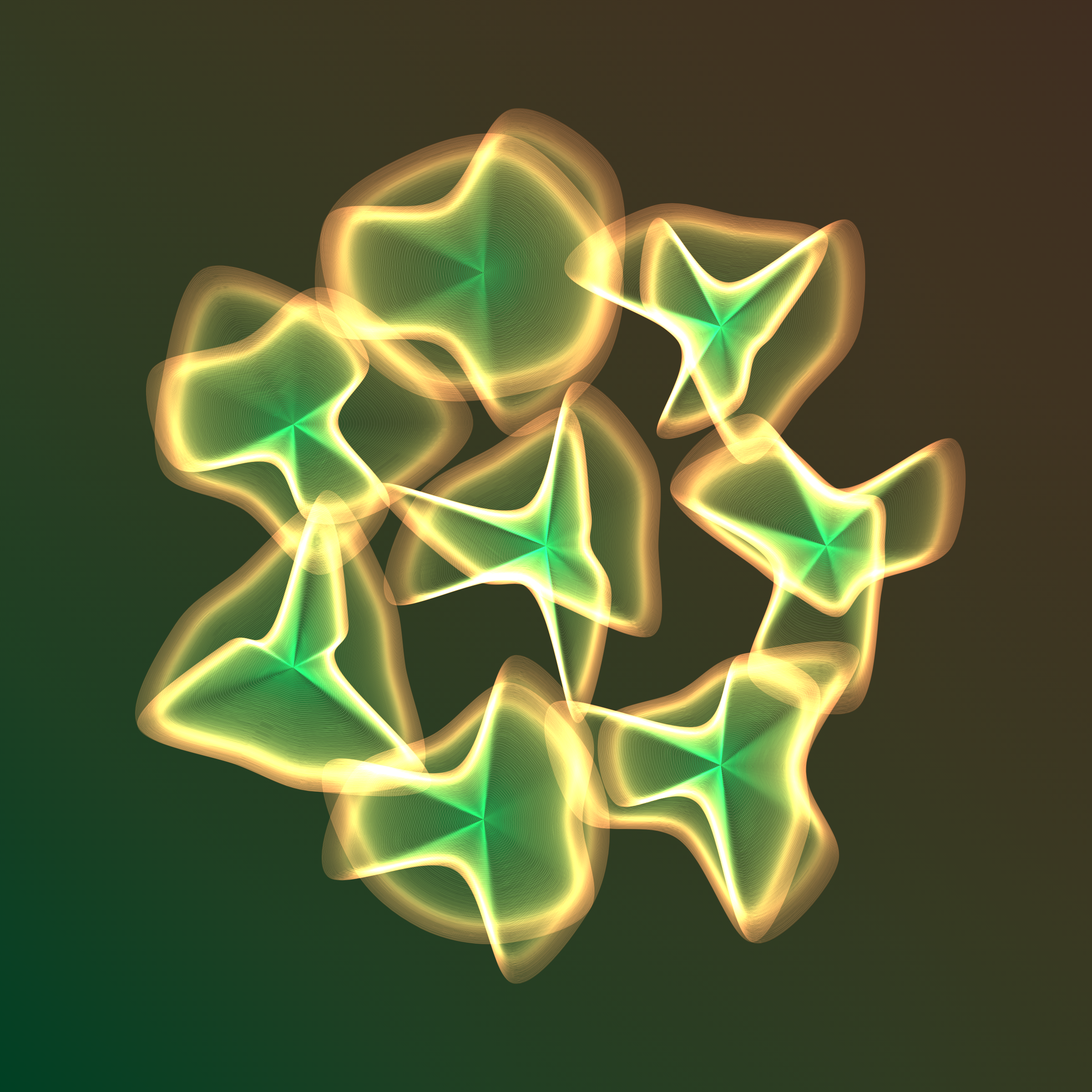 Art Blocks - Art Blocks v2 - Flowers #1421 - NFT # 116001421