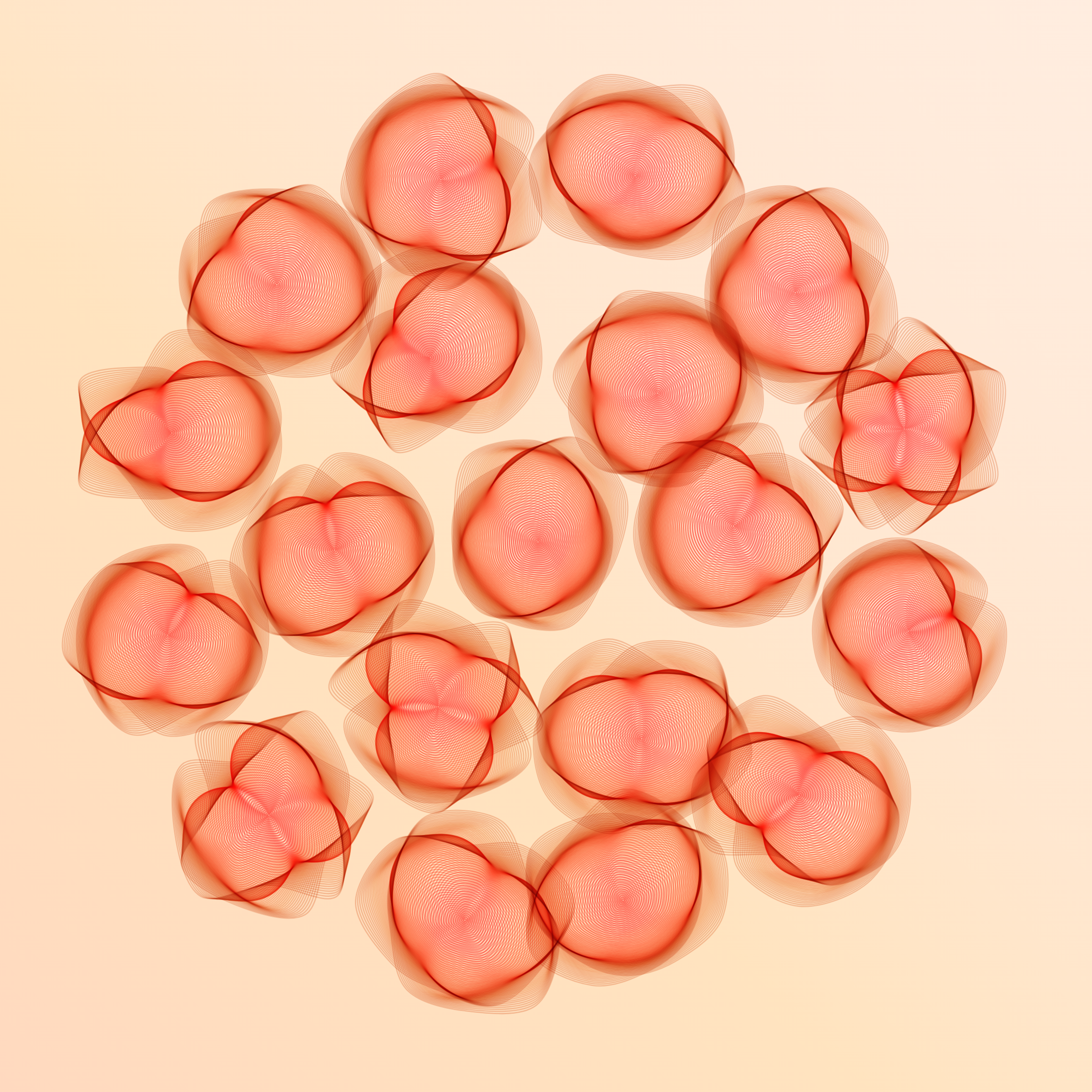 Art Blocks - Art Blocks v2 - Flowers #1422 - NFT # 116001422